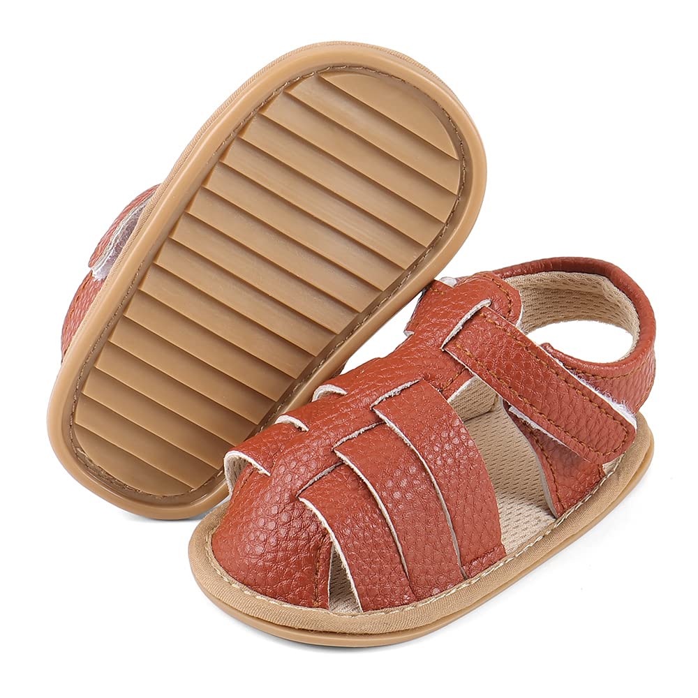 MASOCIO Babyschuhe Mädchen Sandalen Sommer Schuhe Flach Gummi Rutschfest