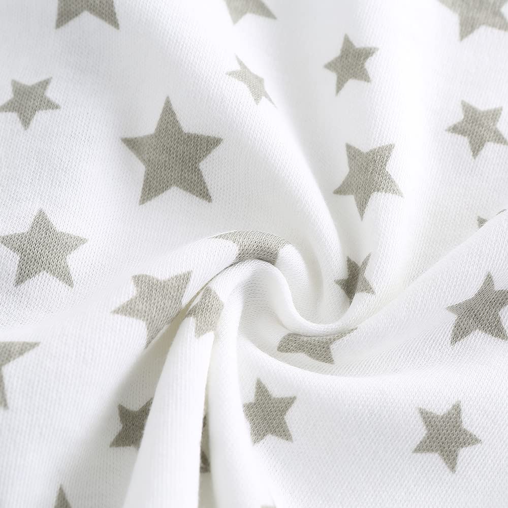 Chamie Baby Rompers Long Sleeve Cotton Rompers 0-3m/3-6m/6-9m/9-12m