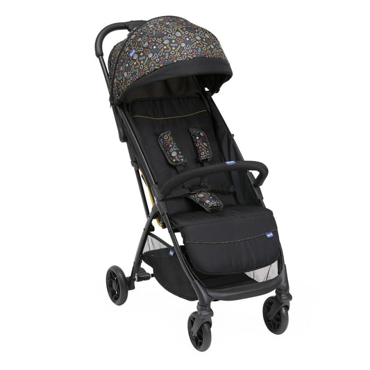Chicco, Glee Pushchair from 0 Months to 4 Years with Automatic and Compact Closure, Extendable Hood with SPF 50+ and Rain Cover, 3-Level Adjustable Backrest, Leg Rest