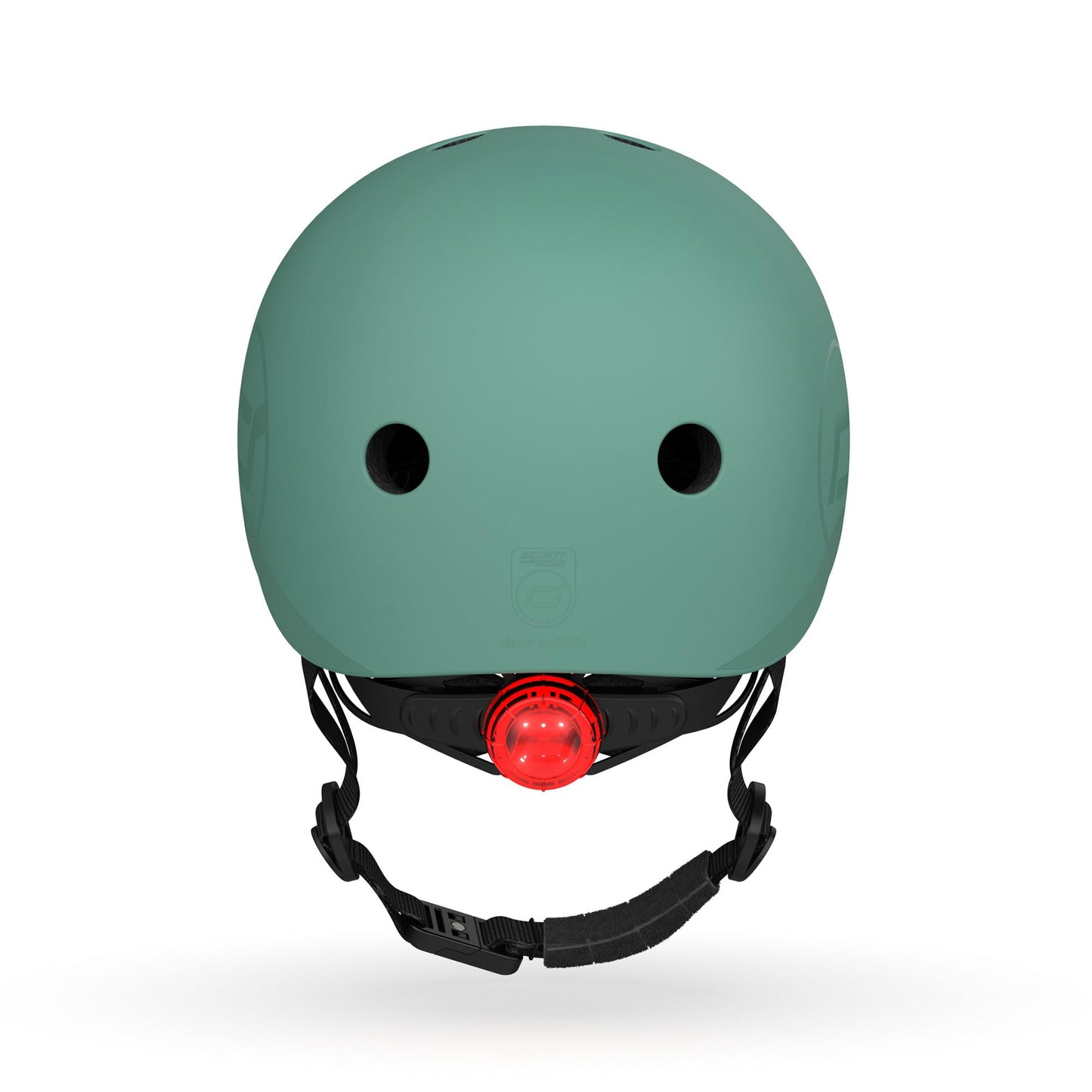 Scoot and Ride Baby Helmet with Adjustable Straps - Matte Finish - Small and Medium - Includes LED Safety Light and Soft Fleece Padding for Extra Protection