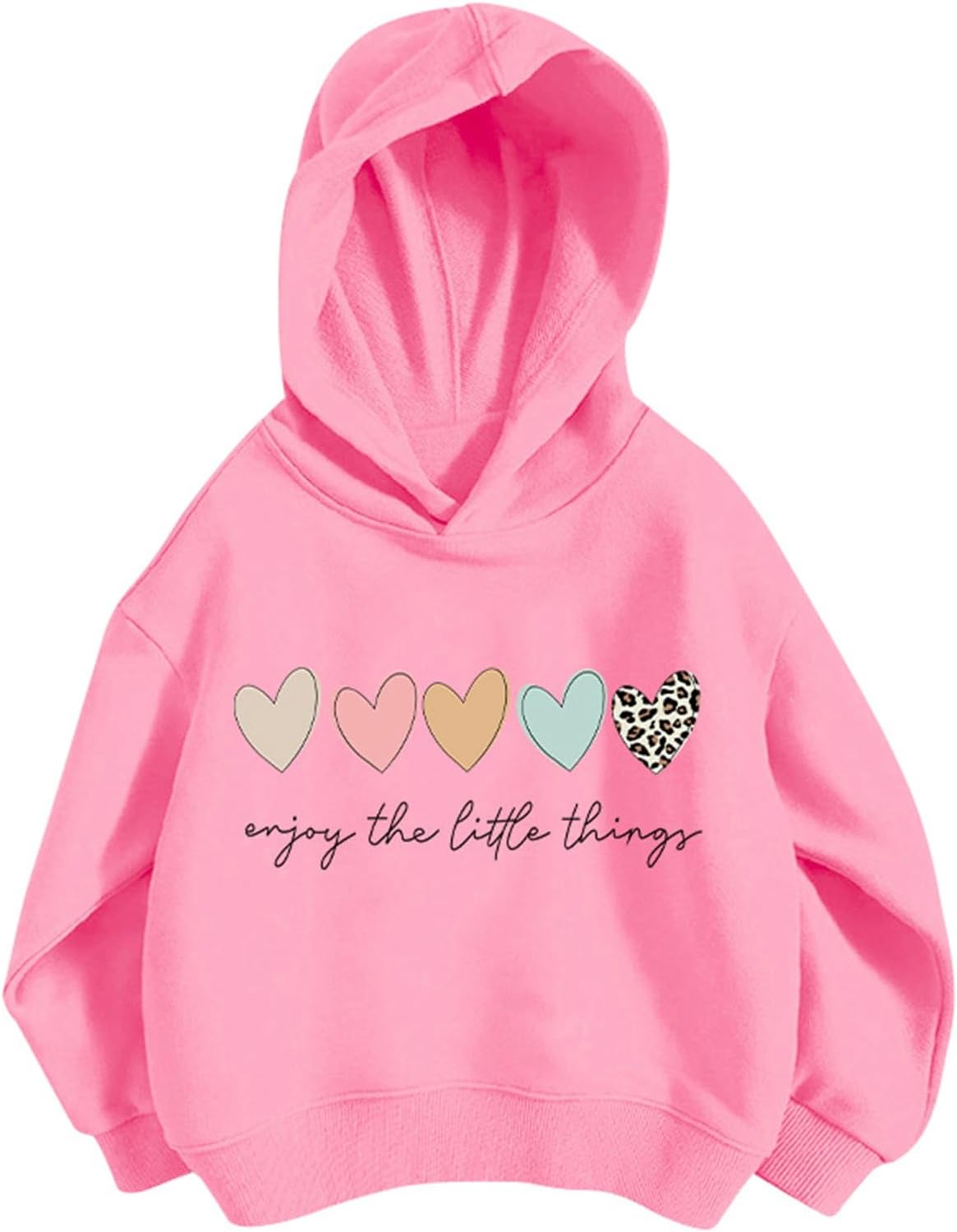 Pullover Mädchen Hoodie Niedlicher Katzen-Druck Lässig Locker Kapuzenpullover Frühling Herbst Langarm Pullover Sweatshirt mit Kapuzen Langarmshirt Oberteile für 3-12 Jahre