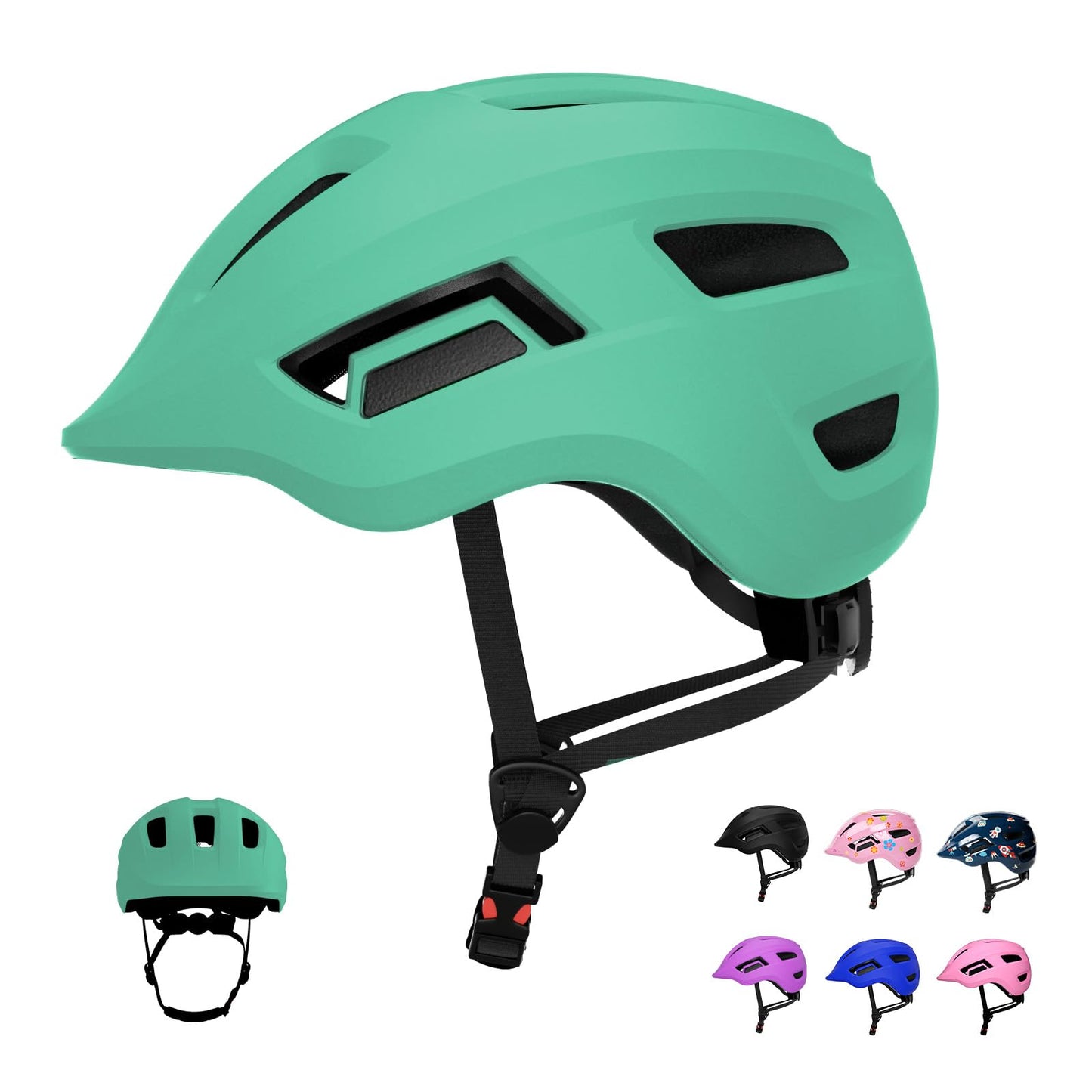 FAYDUDU Toddler Helmet Children's Bicycle Helmet Baby Multi-Sport Adjustable Helmet Sports Helmet Cycling Bicycle Scooter Skateboard Helmet Lightweight for Children Boys Girls from 2-8 Years Old