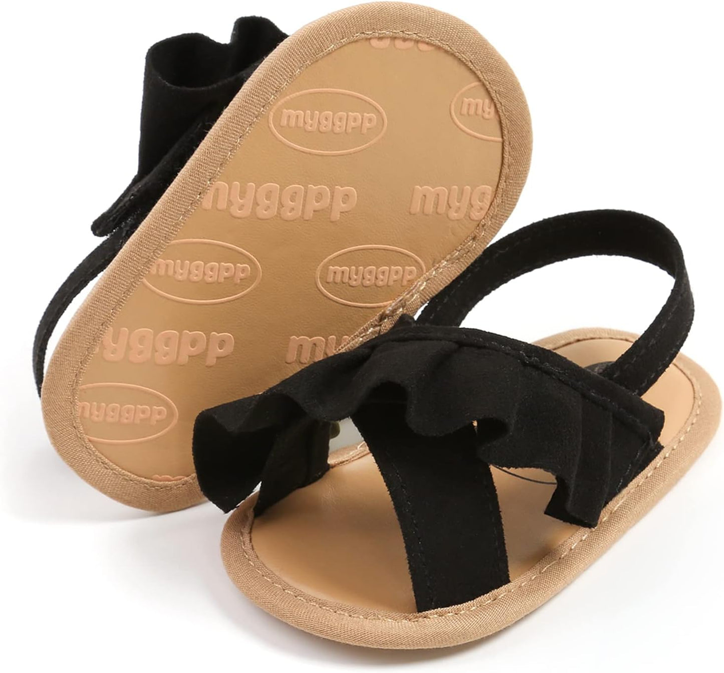 RVROVIC Babyschuhe für Jungen und Mädchen – Premium Weiche Anti-Rutsch Gummisohle für Säuglinge – Sommer Outdoor Sandalen für Kleinkind Erste Walker