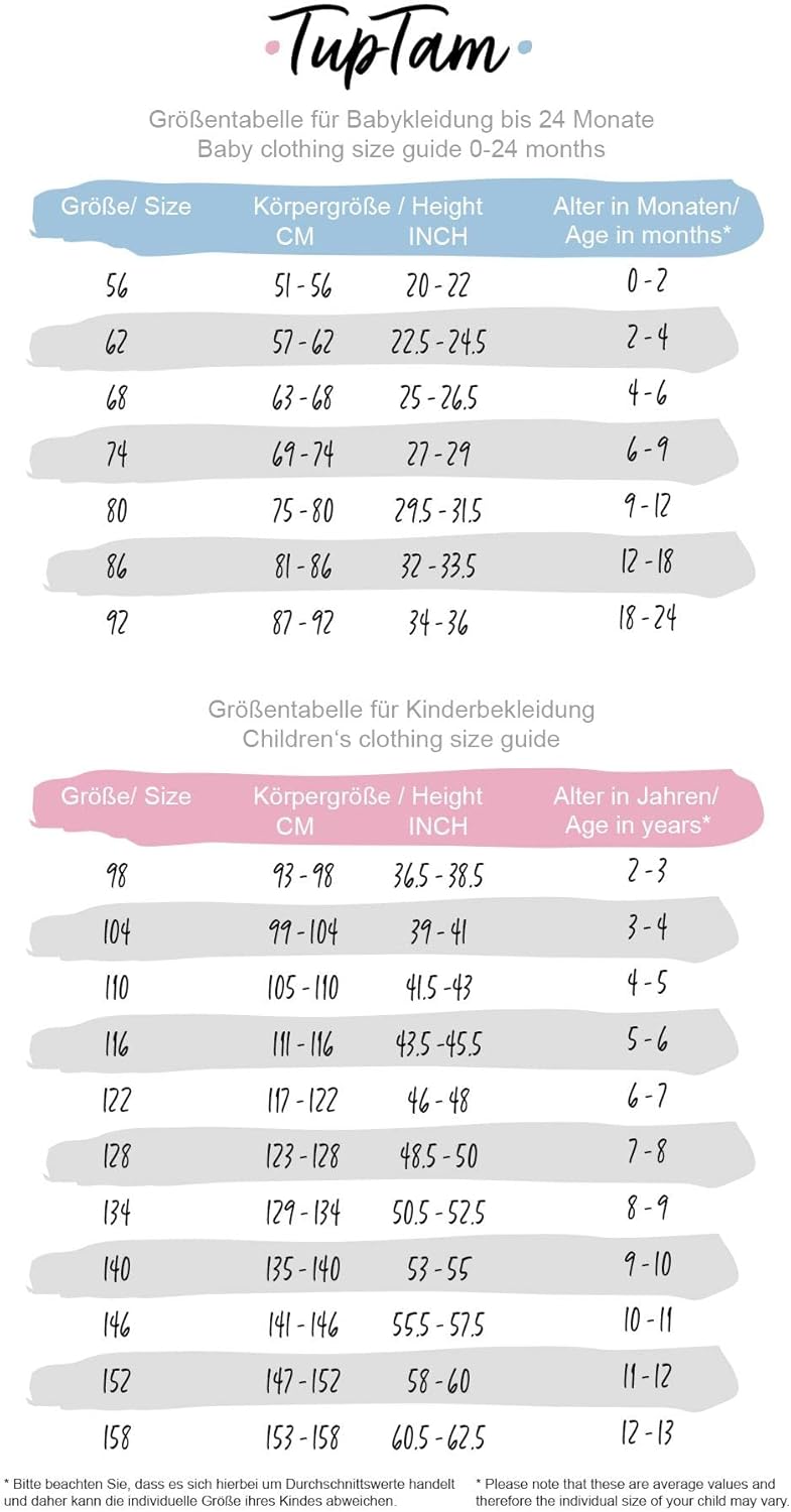 TupTam, Girls' Knitted Tights, Colourful Pattern, Pack of 6