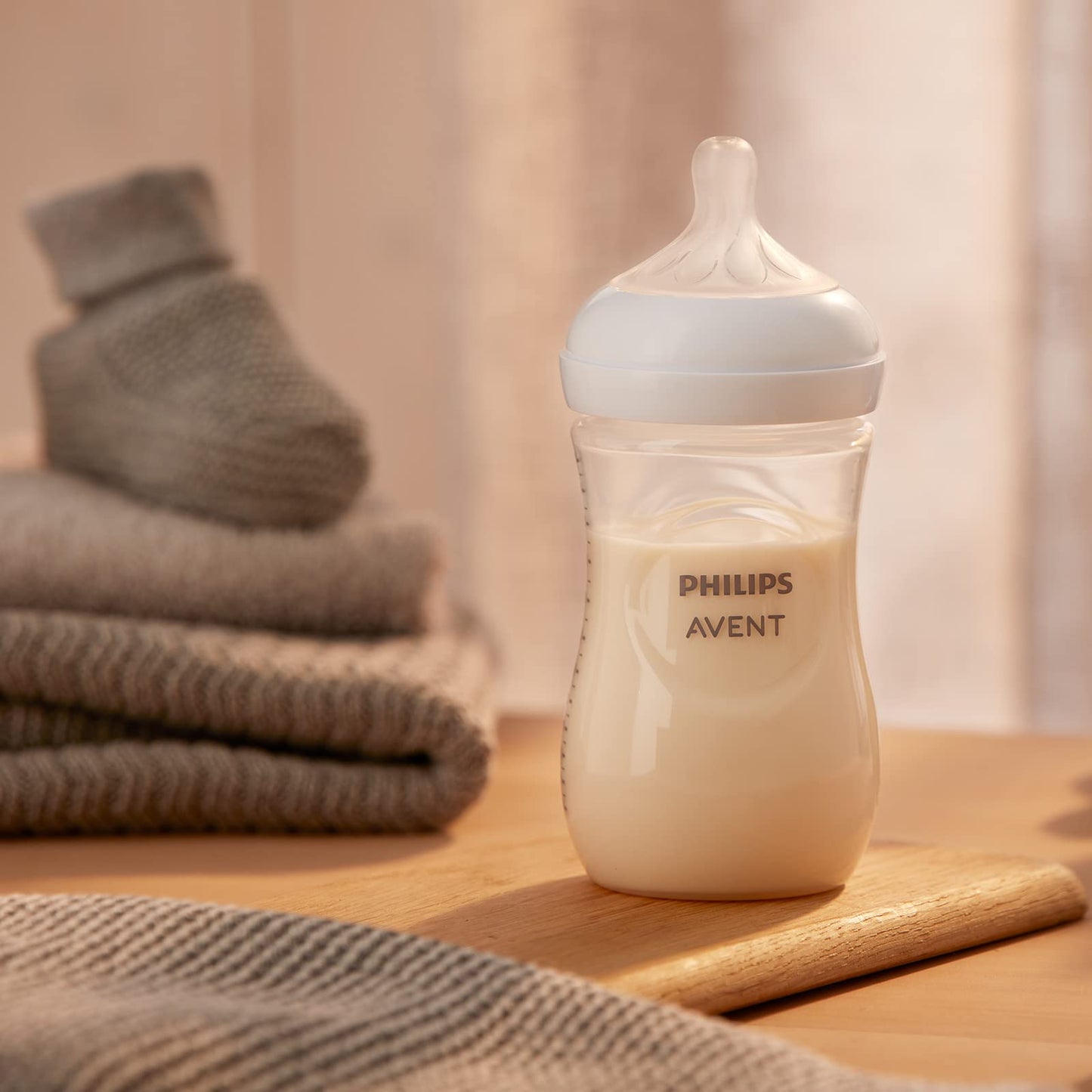 Philips Avent Babyflaschen Natural Response – 3x Babyflaschen, 260 ml, für Neugeborene ab 1 Monat, BPA-frei (Modell SCY903/03) - Meloni2