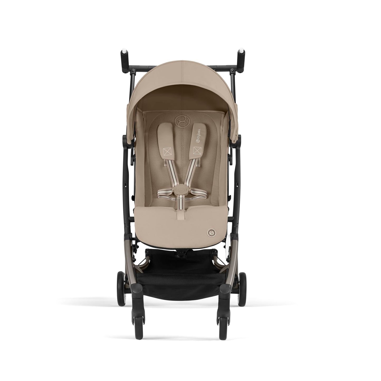 CYBEX Gold Pushchair Dragonfly with One-Pull Harness, From Approx. 6 Months to 4 Years (max. 22 kg), Ultralight (Only 6 kg), Fog Gray (Grey with Silver Frame)