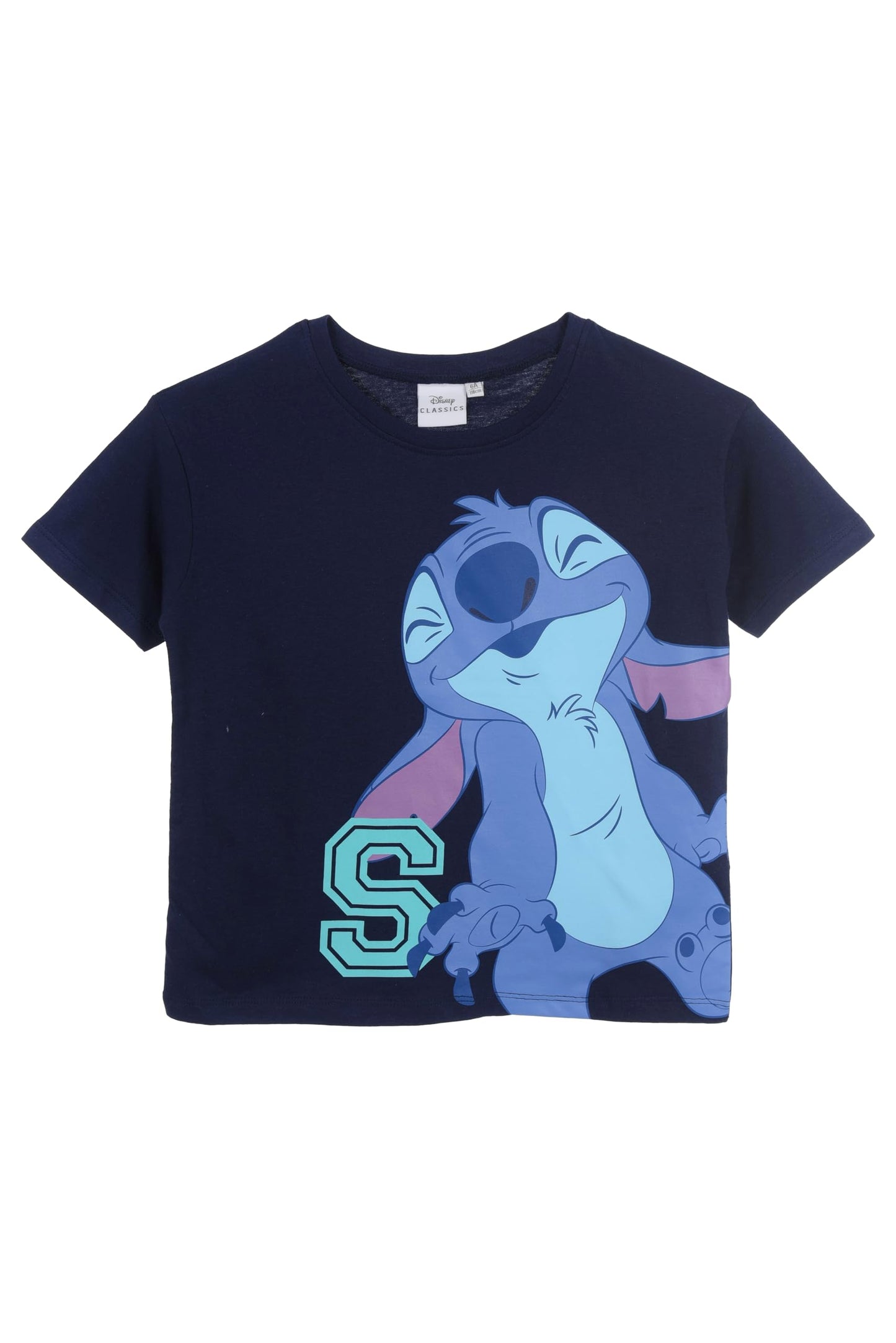 Disney Stitch Mädchen T-Shirt, Lilo&Stitch, Baumwolle, Kinder Shirt, Größe 116 bis 164, 6 bis 14 Jahre