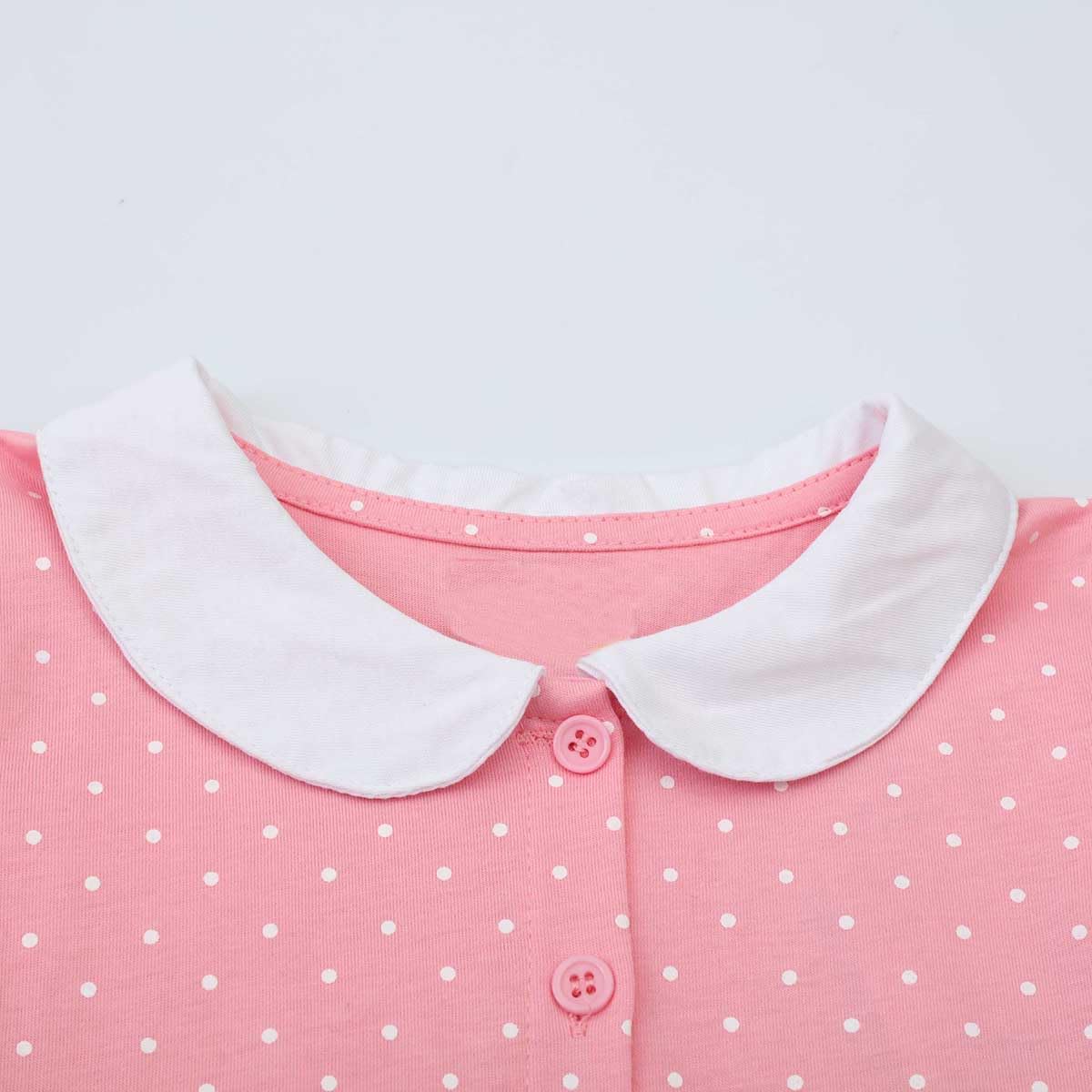 Beilei Creations Mädchen Kleider Kurzarm Baumwolle Kinder Kleid Süßes Muster Gr.85-140