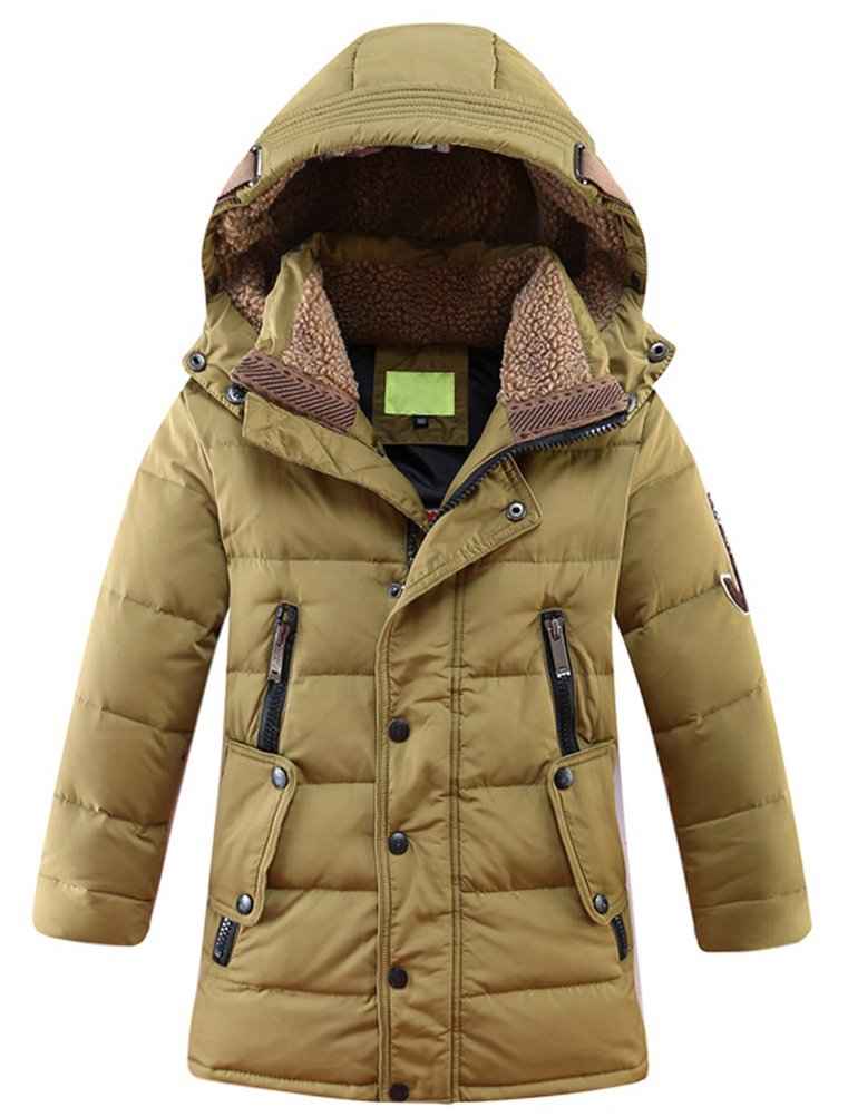 Vogstyle Boy's Winter Jacket with Hood, Jackets, Blouson, Hooded Children's Parka, Warm Blouson, Winter Coat