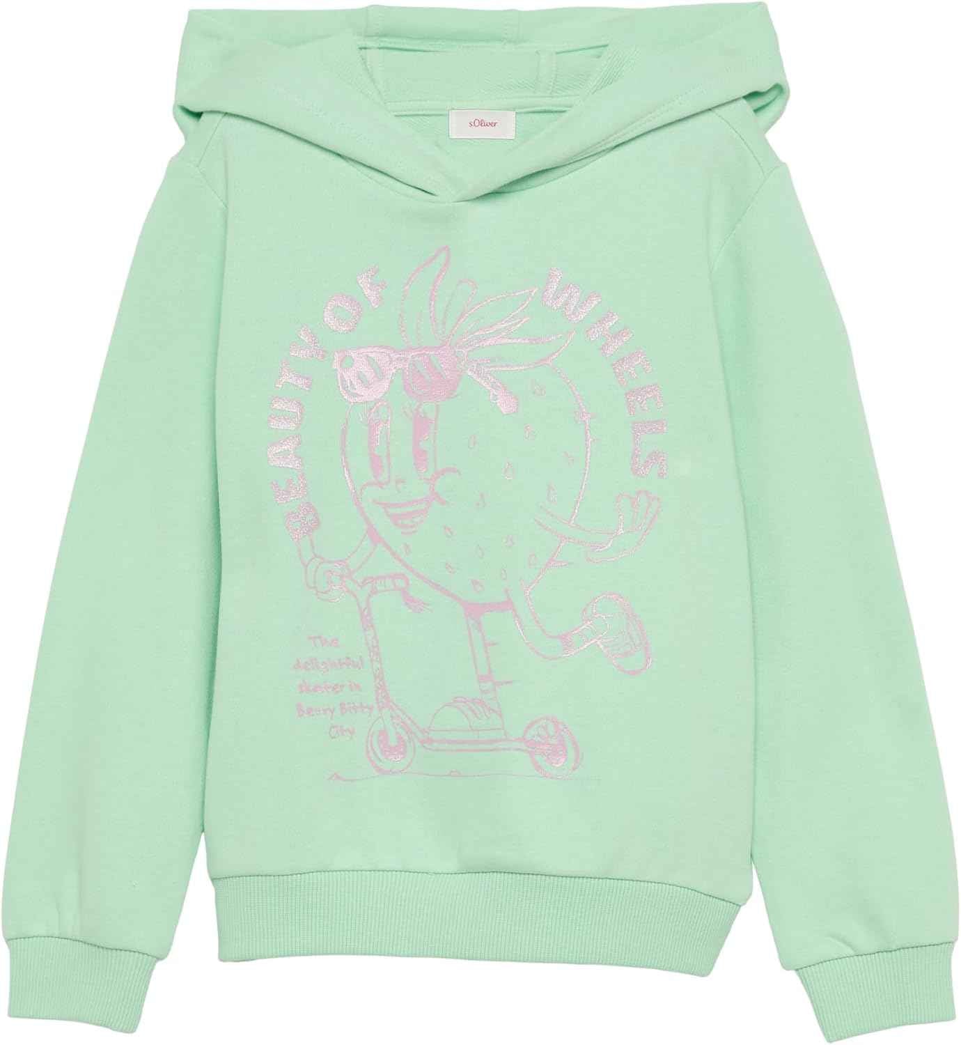 s.Oliver Junior Mädchen Kapuzen-Sweatshirt mit Frontprint