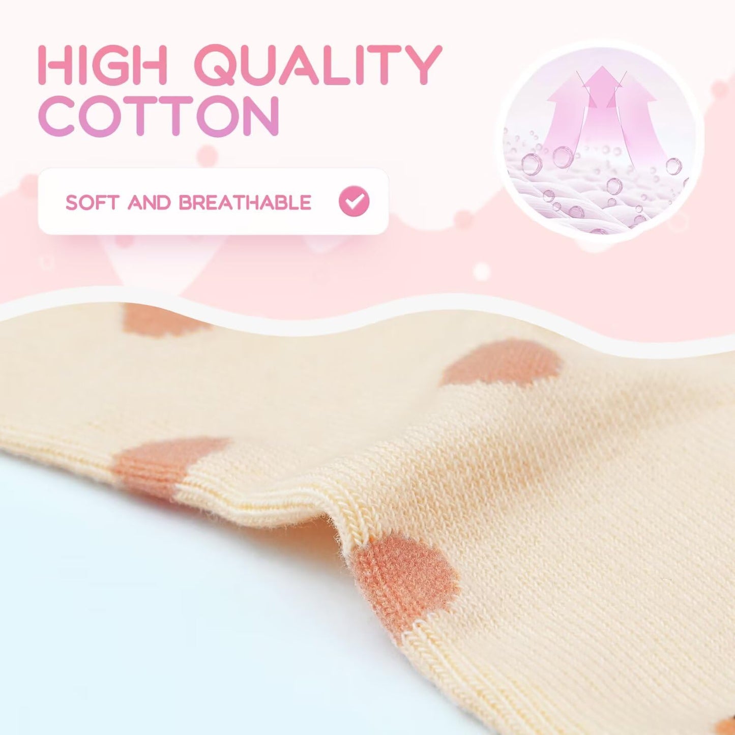 TUUHAW 10 Paar Kinder Socken für Mädchen und Jungen Socken Mit Motiv Schulkind Baumwolle Socken Bunt Gr. 23-38