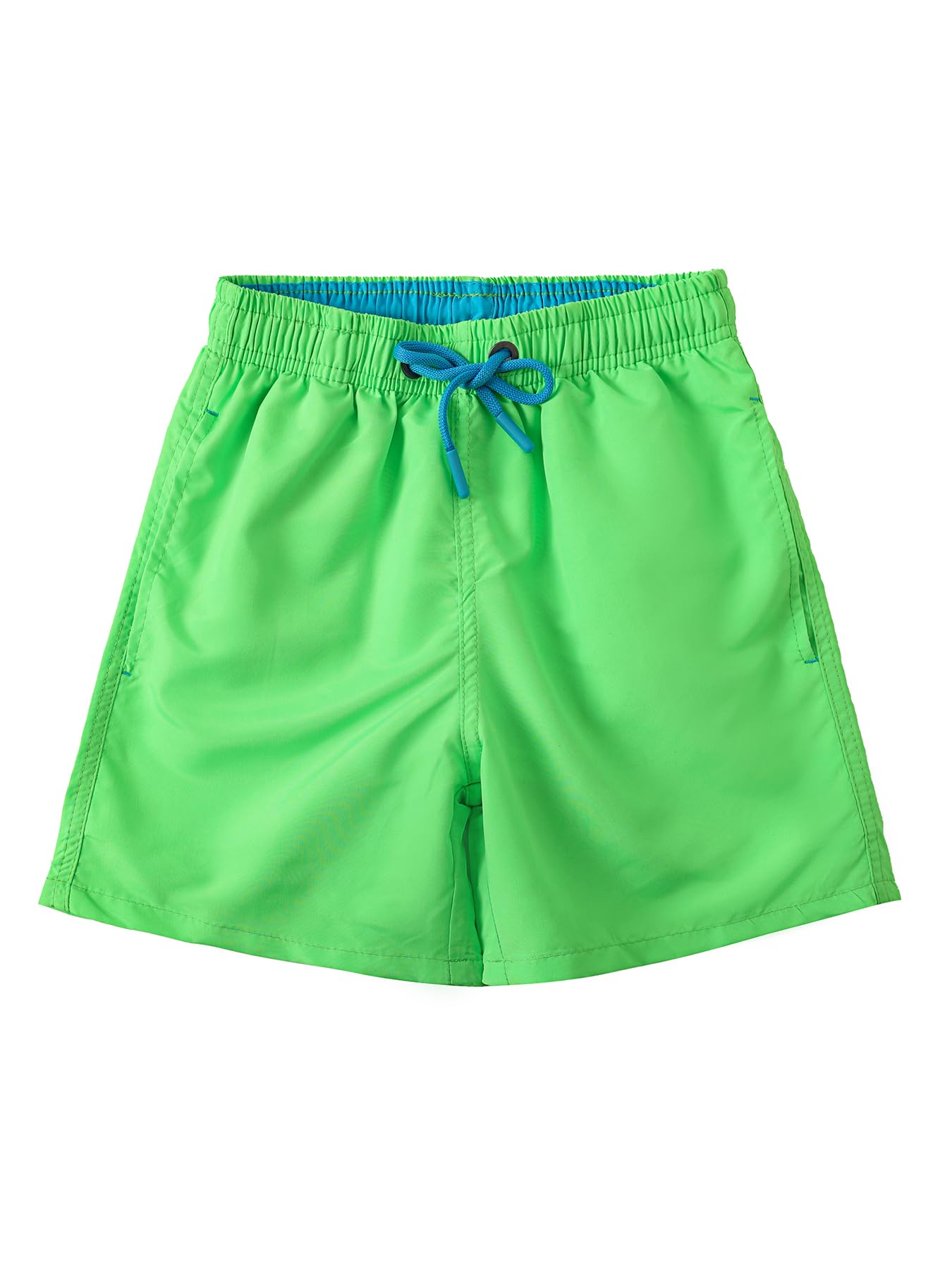 SERENYOU Boys' Board Shorts Children's Pattern Changing Swimming Shorts with Mesh Lining