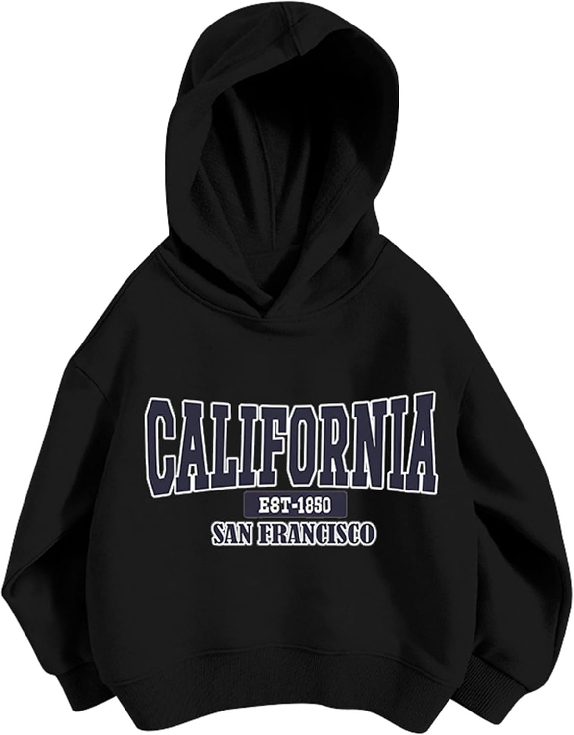 Pullover Mädchen Hoodie Niedlicher Katzen-Druck Lässig Locker Kapuzenpullover Frühling Herbst Langarm Pullover Sweatshirt mit Kapuzen Langarmshirt Oberteile für 3-12 Jahre