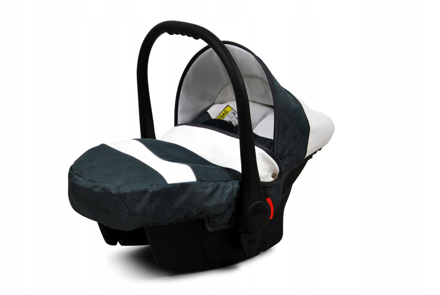 BabyLux® Bambimo Kinderwagen Set 3 in 1 - White Lux - incl. Babywanne, Buggy Sportsitz, Auto-Babyschale - Autositz - Kinderwagenset - Kombikinderwagen mit Wickeltasche, Regenschutz usw.