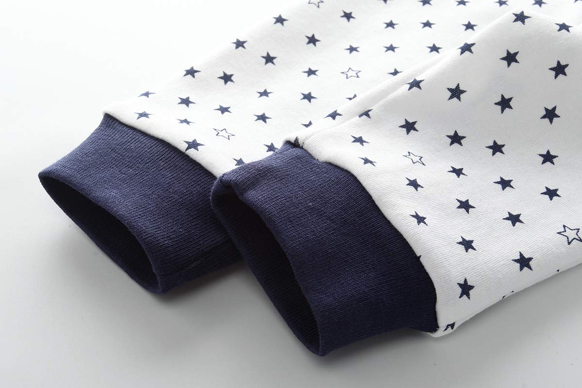 Kiddiezoom Unisex Babyhose für Mädchen Jungen Baby Jogginghose, 4er-Pack