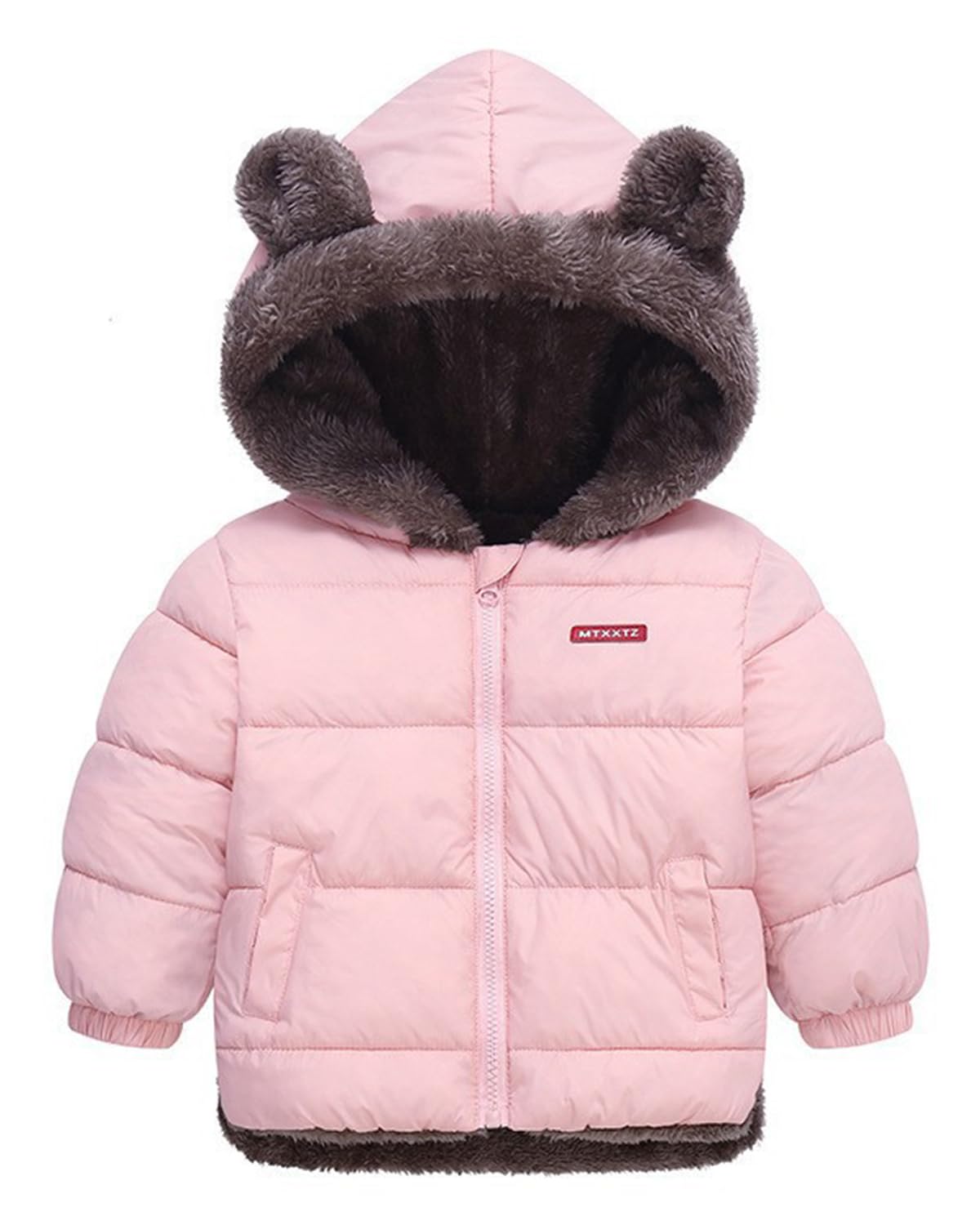 Baby Winter Fleece Coat Kids Boys Jacket Outwear Girls Padded Clothing