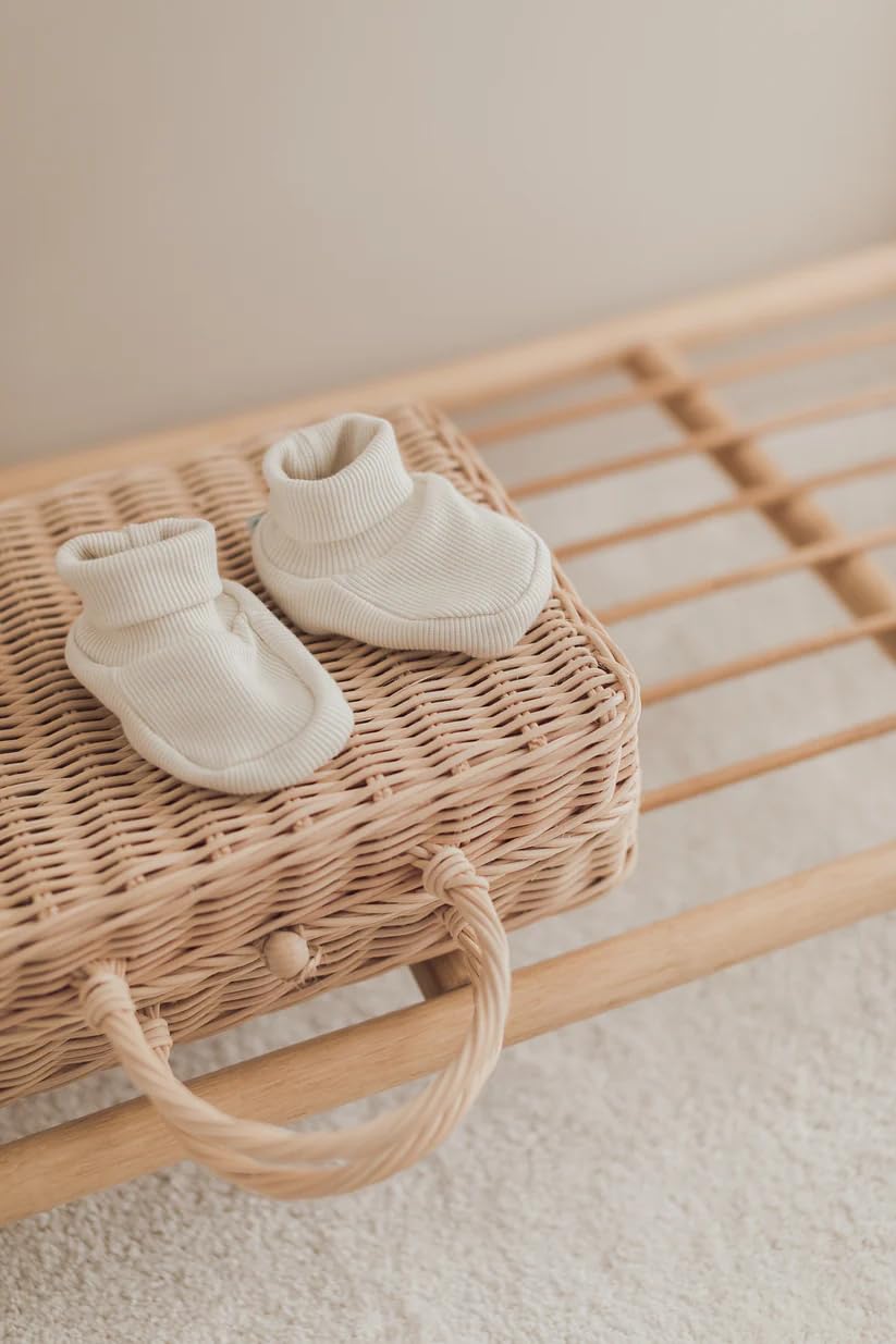 Generisch Baby Krabbel- Hausschuhe - Schuhe Neugeborene - Baumwolle - Diverse Farben - Mädchen - Jungs