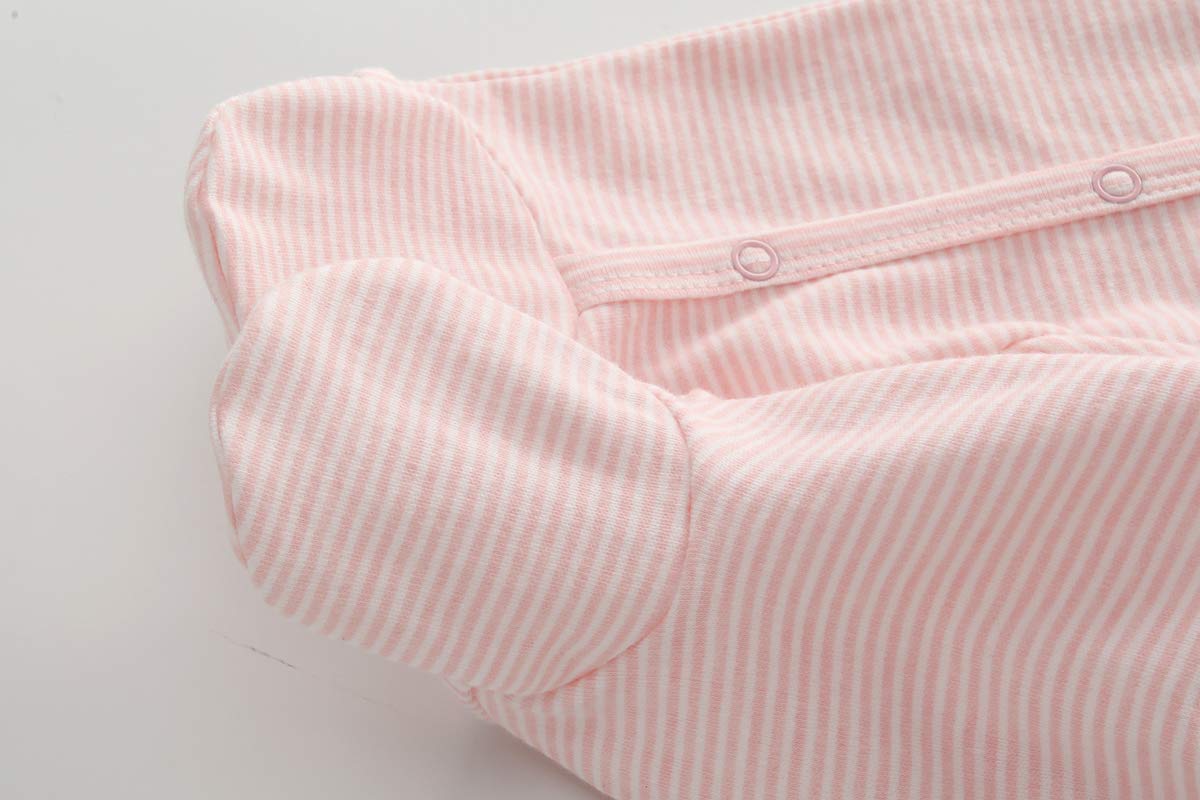 Kiddiezoom Baby-Jungen Mädchen Schlafstrampler, 3er Pack