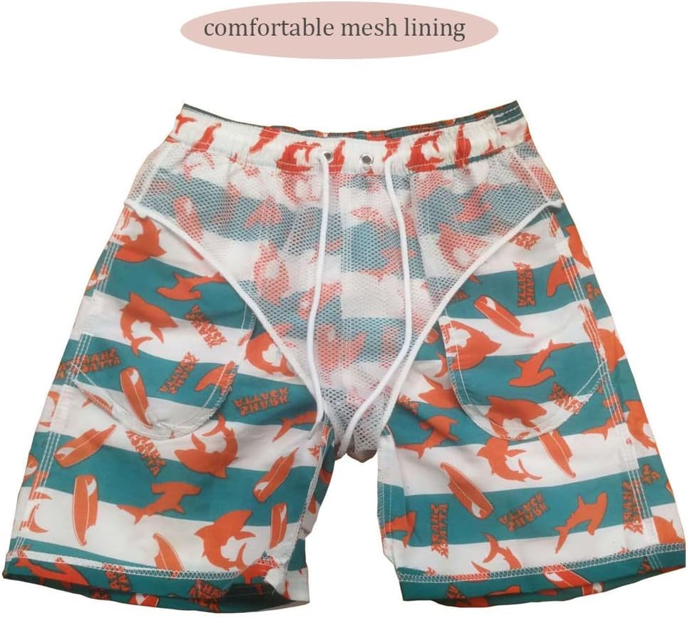 FedMois Jungen Badeshorts Schnelltrocknend Kinder Badehose Schwimmshorts