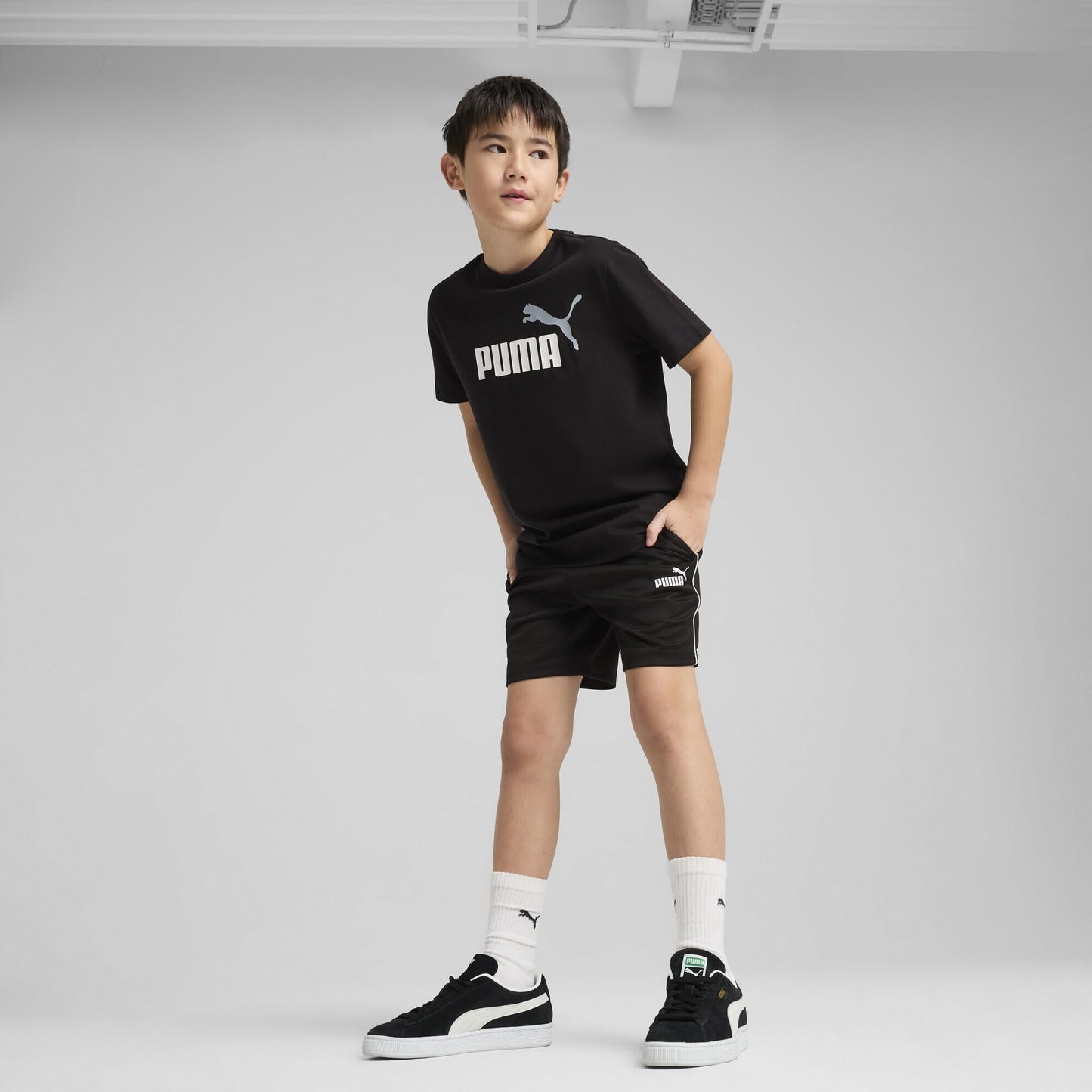 PUMA Jungen ESS 2 Color No.1 Logo Tee B T-Shirts (1er Pack)