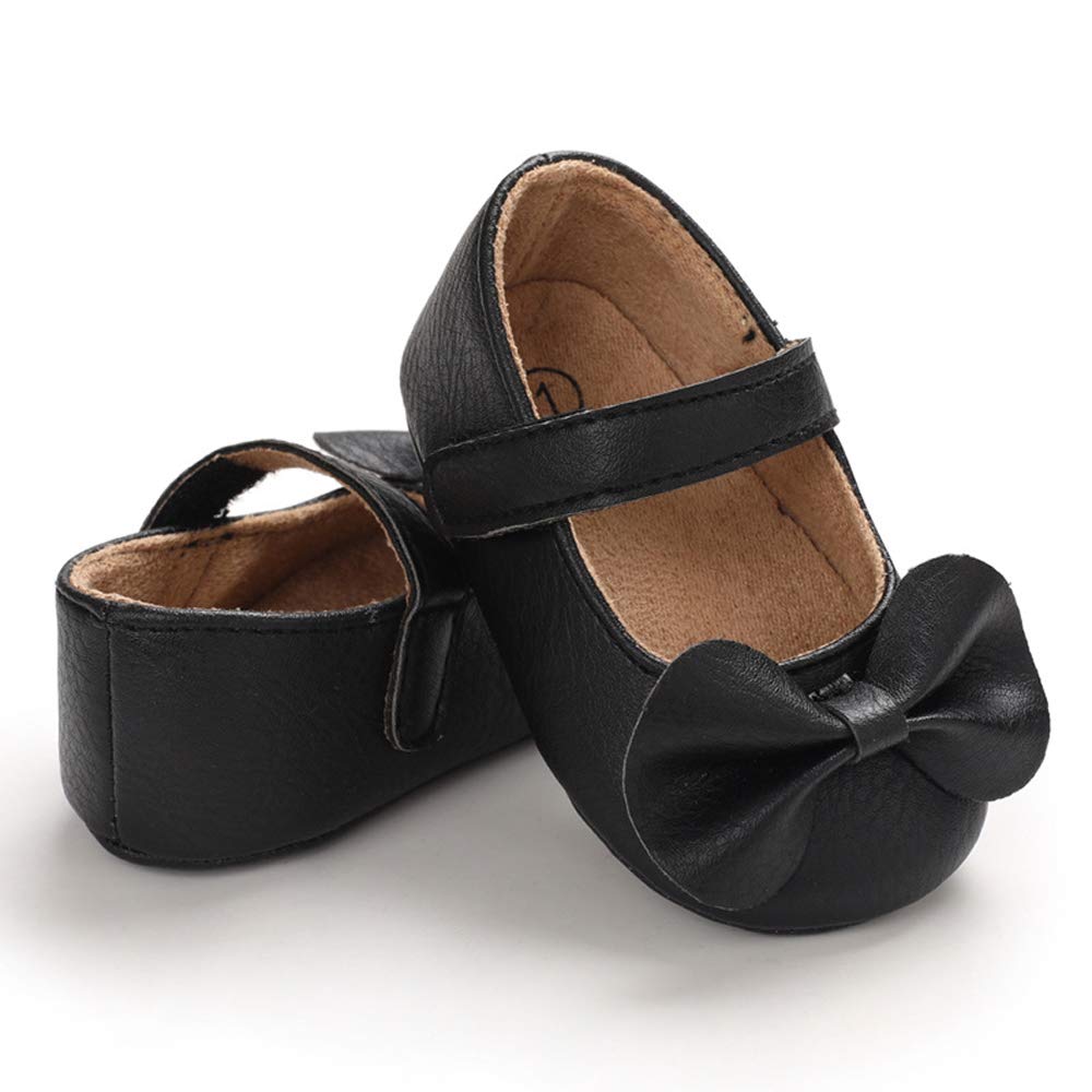 LACOFIA Babyschuhe Mädchen rutschfest Bowknot Prinzessin Krabbelschuhe