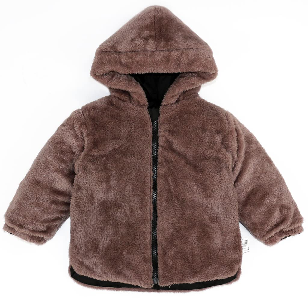 Baby Winter Fleece Coat Kids Boys Jacket Outwear Girls Padded Clothing
