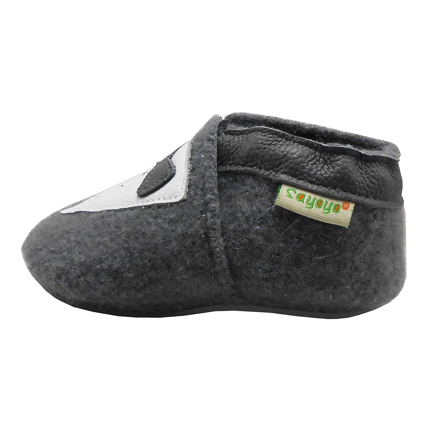 SAYOYO Babyschuhe für Jungen und Mädchen - Erste Lauf- und Krabbelschuhe mit weicher Wolle und rutschfester Gummisohle