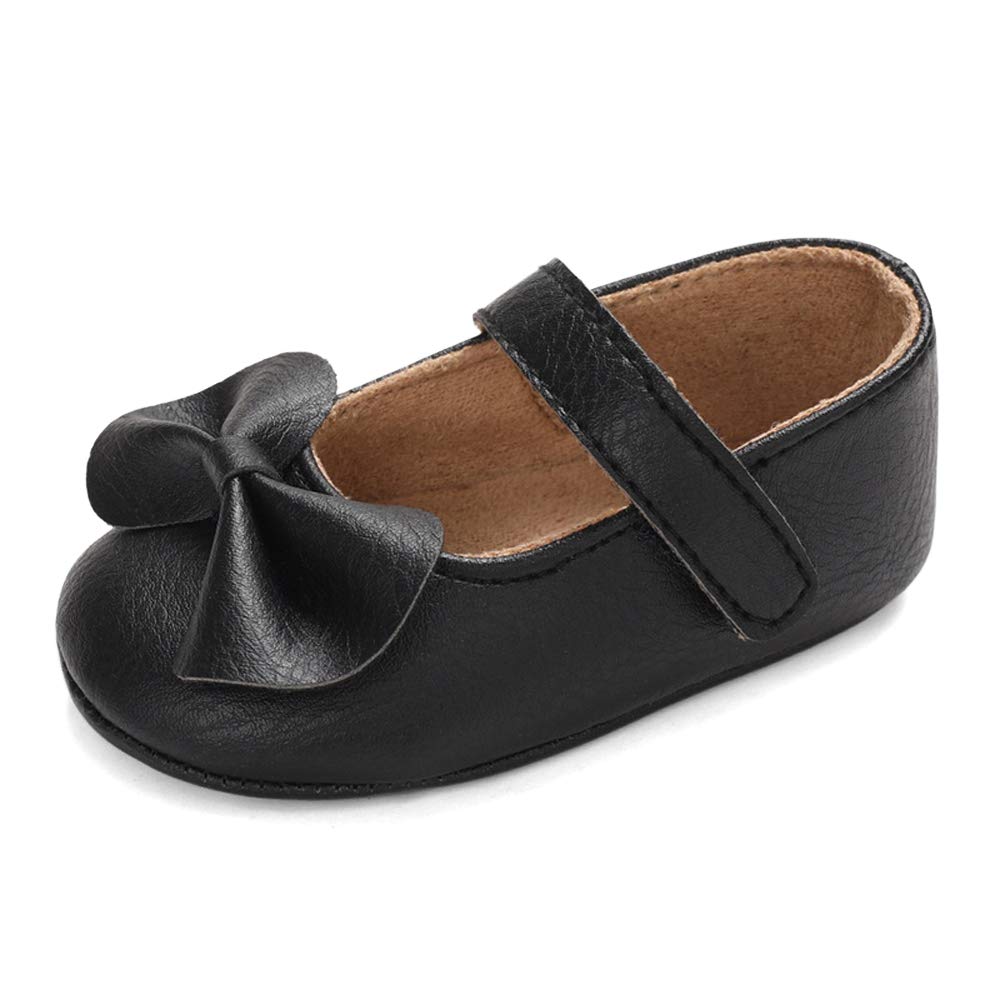 LACOFIA Babyschuhe Mädchen rutschfest Bowknot Prinzessin Krabbelschuhe