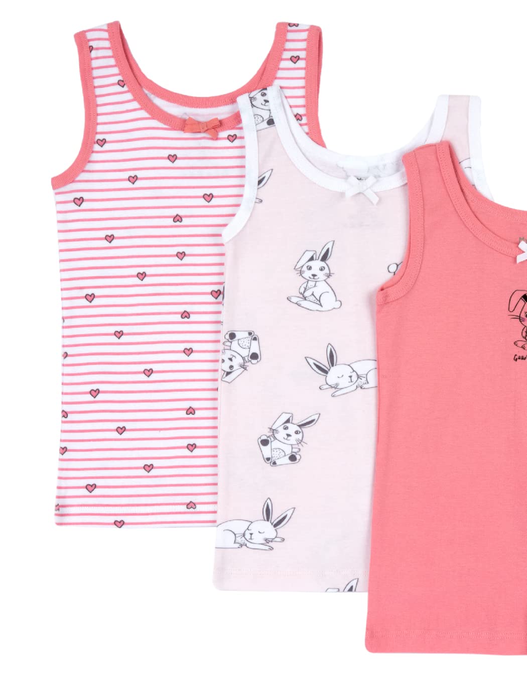 Chicco Girls' Cotton Undershirt Set Underwear (4-pack)