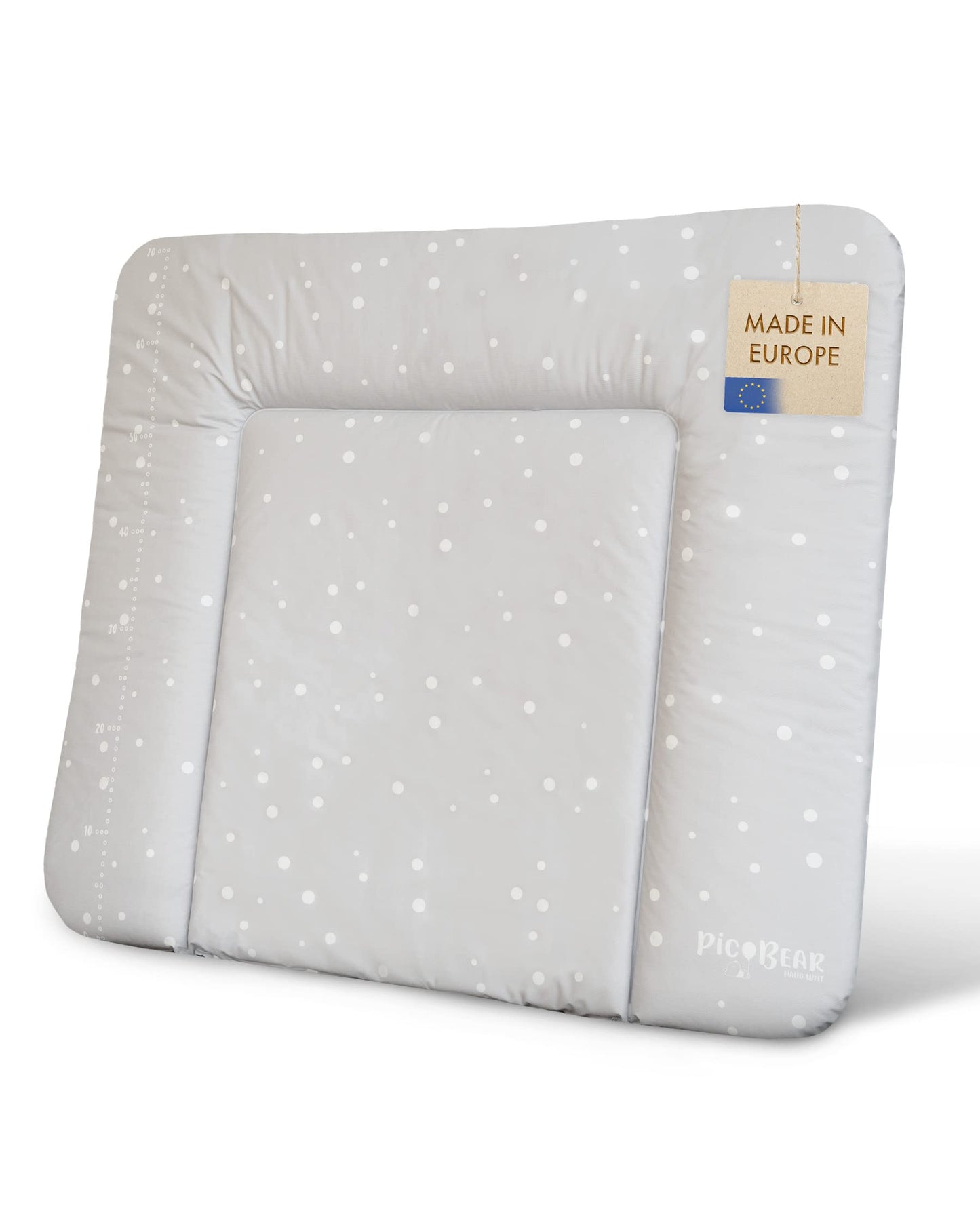 pic Bear Wickelauflage - hochwertige OEKO-TEX Wickeltischauflage - pflegeleichte Wickelunterlage - Auflage Wickelkommode - 85 x 72 cm - Sealife