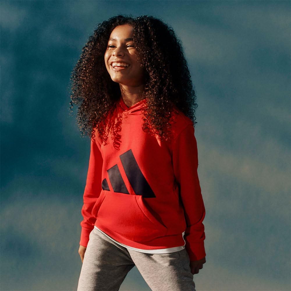 adidas Unisex Kinder Essentials Big Logo Hoodie Hooded Sweatshirt (1er Pack)