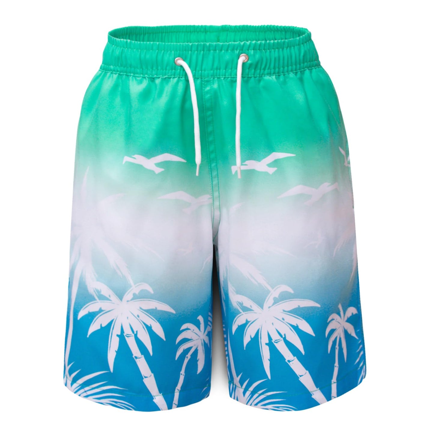 MEILONGER Badehose Jungen Badeshorts Schnelltrocknend Boardshorts mit Netzfutter Taschen und Verstellbarem Tunnelzug