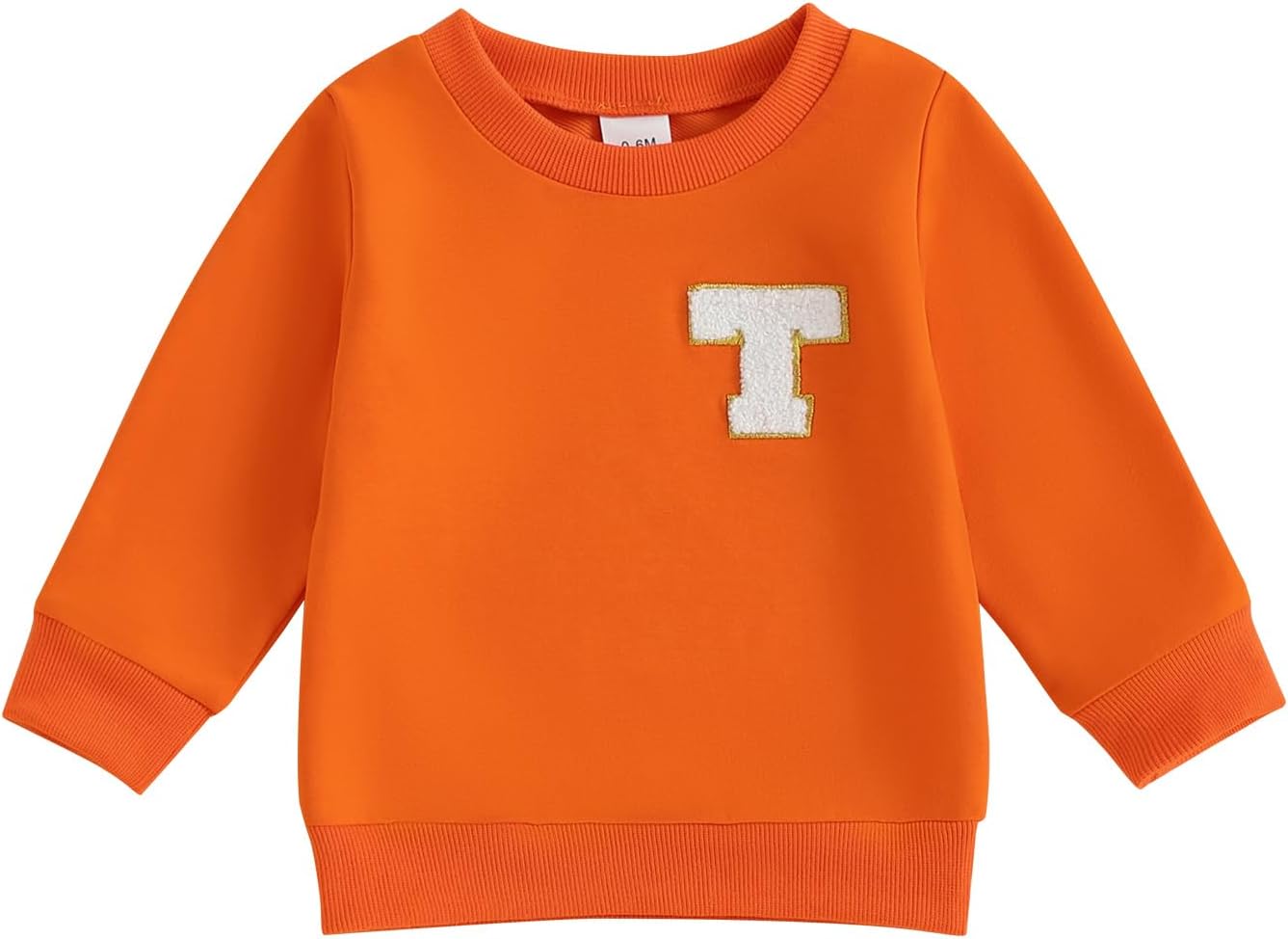ESSECMBS Kleinkind Baby Jungen Daliy Sweatshirt Kleidung Langarm Rundhalsausschnitt Einfarbig Oberteile Kleiner Junge Frühling Herbst Baumwolle Hemd Kleidung
