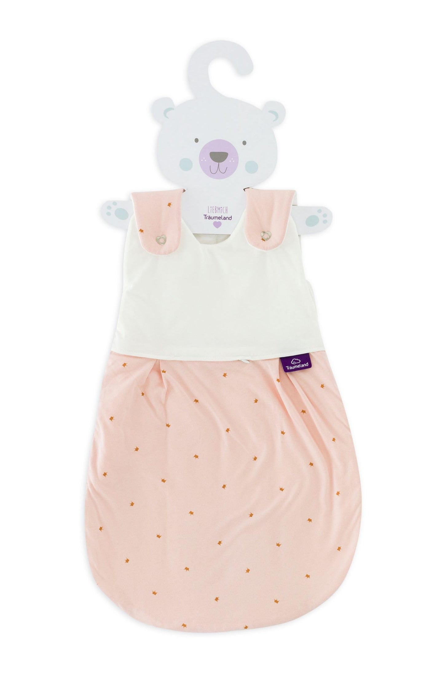Träumeland Liebmich Sleeping Bag, All-Year Sleeping Bag, Sleeveless Outer Bag, Baby Sleeping Bag Grows with Your Child, Washable Children's Sleeping Bag, Lightweight Cotton Sleeping Bag, Breathable