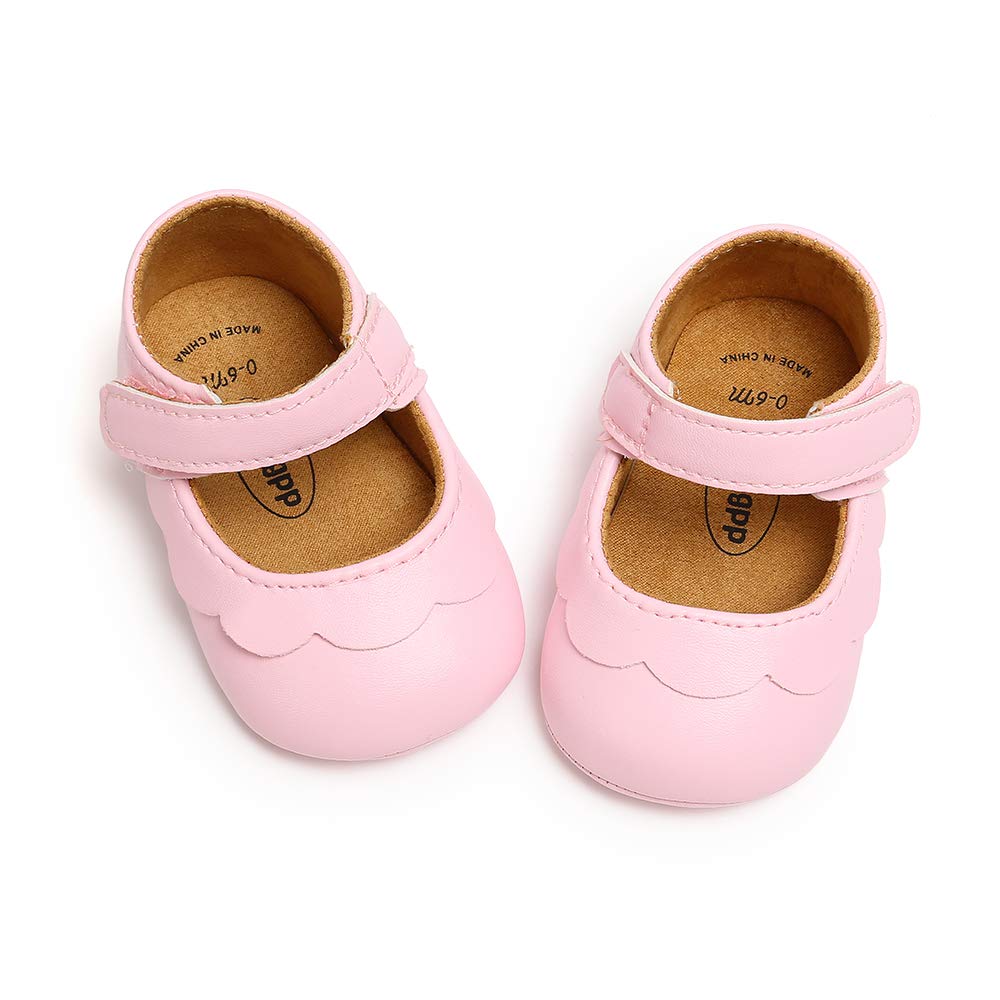 MASOCIO Baby Lauflernschuhe Krabbelschuhe Mädchen Kleinkind Rutschfesten Lederpuschen Babyschuhe 3-18 Monate