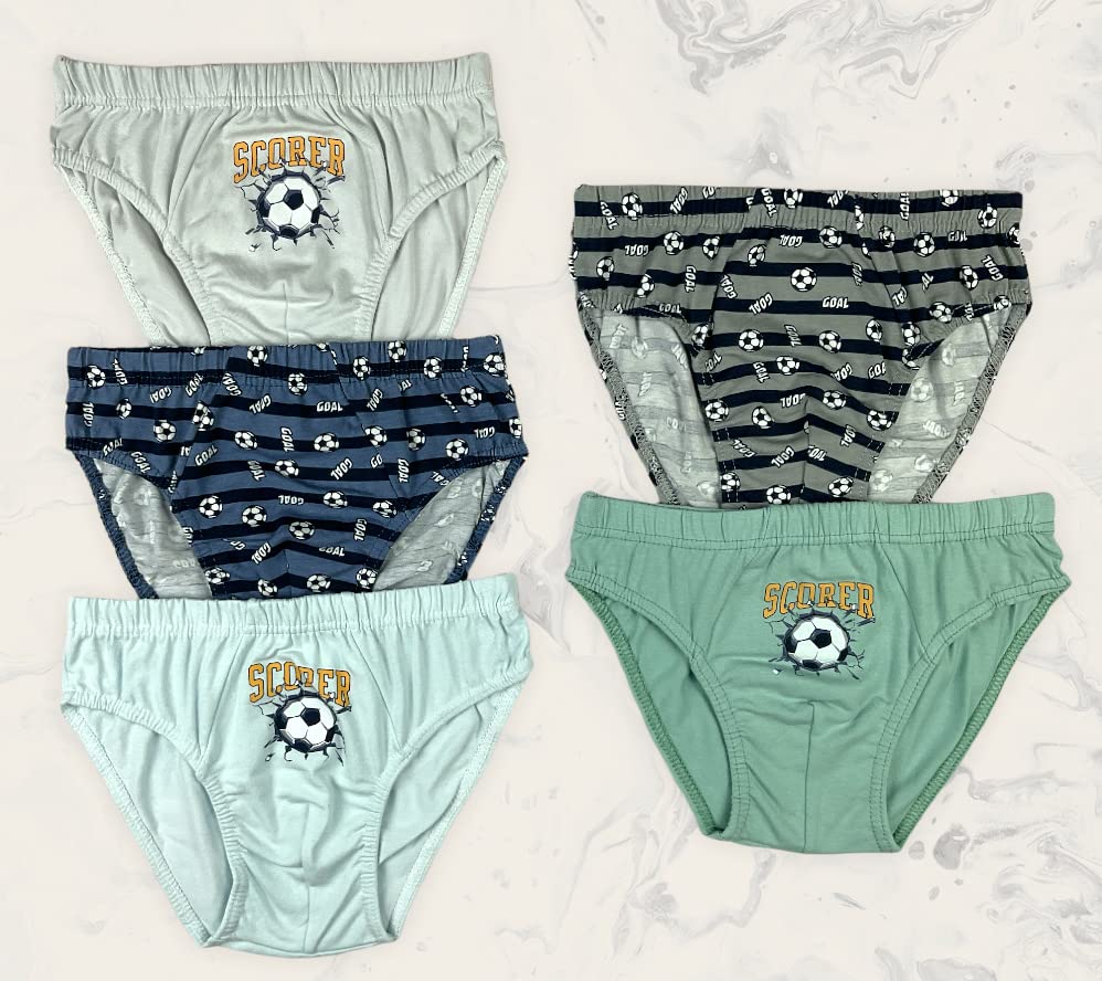 LOREZA ® 5/10 Jungen Slips aus Baumwolle Unterhosen Unterwäsche 92-158