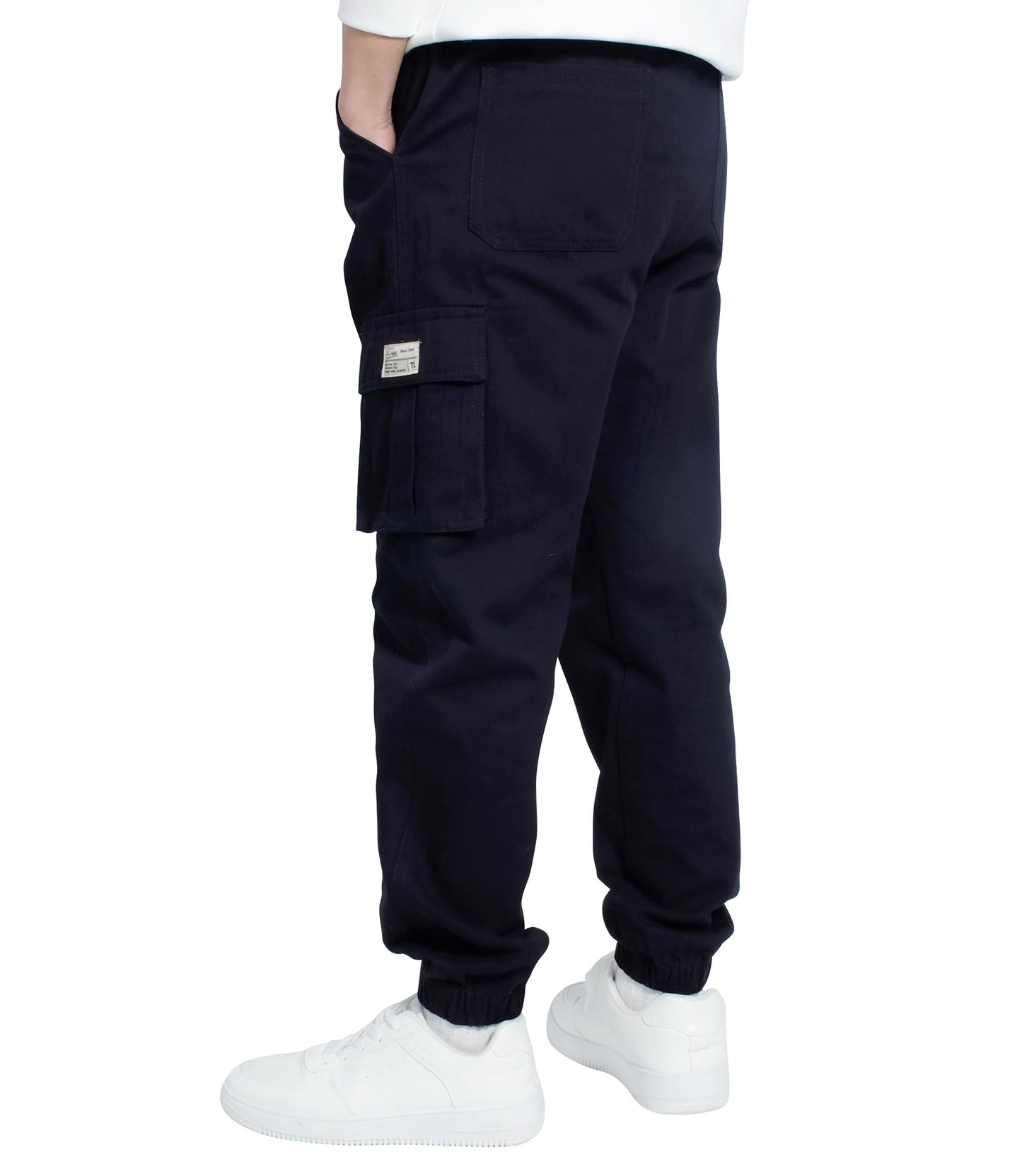 LAUSONS Hosen für Jungen Cargohose Kinder Hose Cargo Jogginghose Freizeithose mit Gummizug