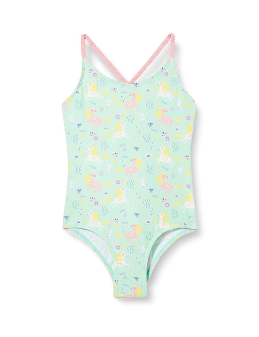 Playshoes Mädchen Uv-Schutz Badeanzug Schwimmanzug Badebekleidung