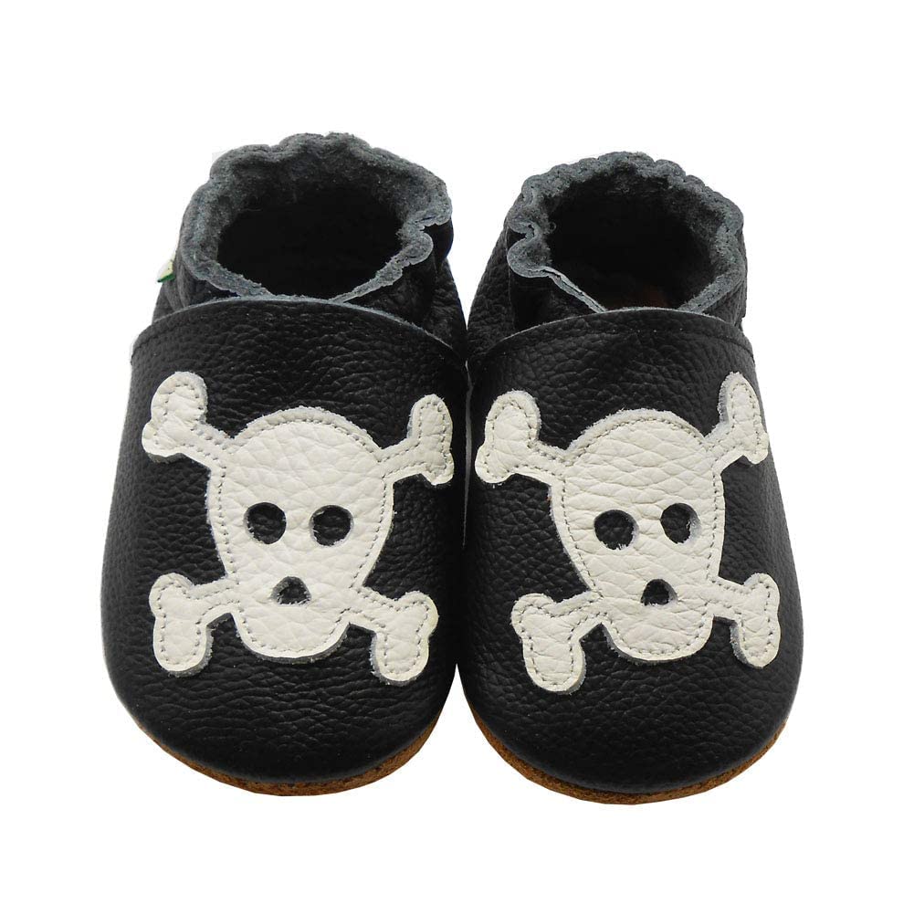 SAYOYO Weiche Leder Babyschuhe für das Laufen und Krabbeln
