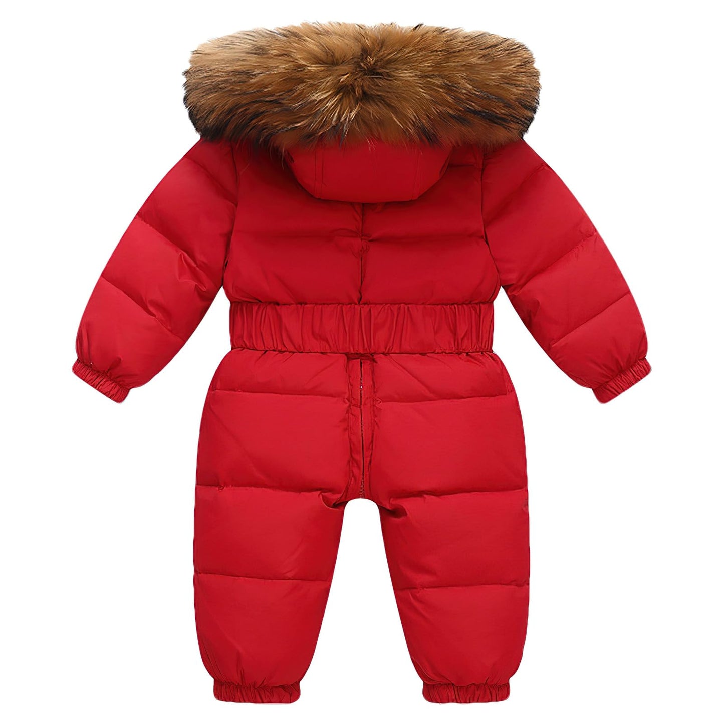 amropi Baby Girls' Snowsuit with Hood Romper Puffer Down Winter Warm Jumpsuit for 0-5 Years