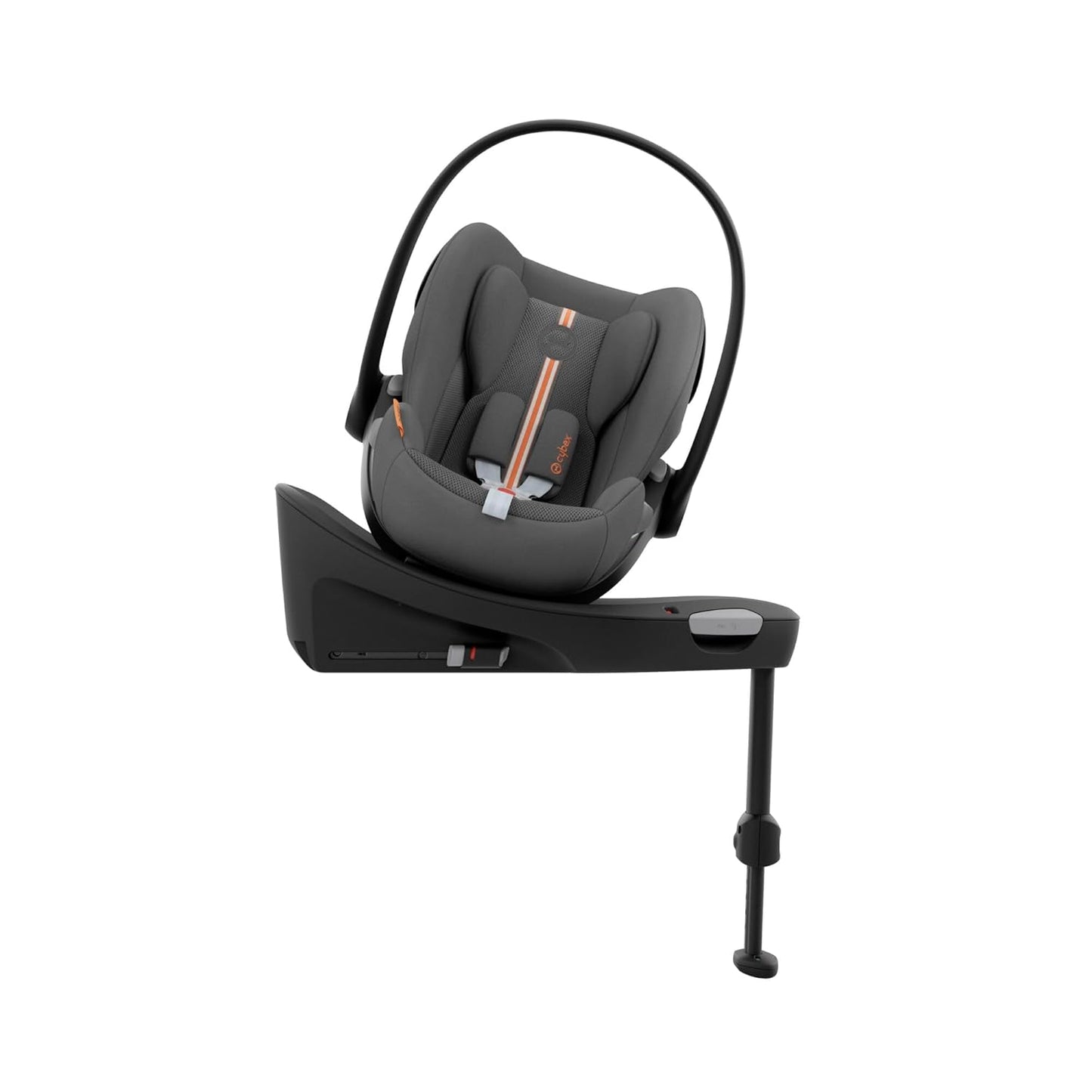 CYBEX Gold Babyschale Cloud G i-Size Plus, Inkl. Neugeboreneneinlage, Ab Geburt bis ca. 24 Monate, Für Kinder ab 40 cm bis 87 cm, Max. 13 kg, Lava Grey - Meloni2