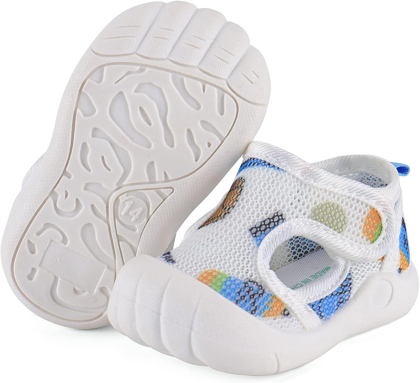 LACOFIA Baby Lauflernschuhe Unisex Erste Babyschuhe Kleinkind Mesh Sneaker rutschfeste Atmungsaktive Turnschuhe