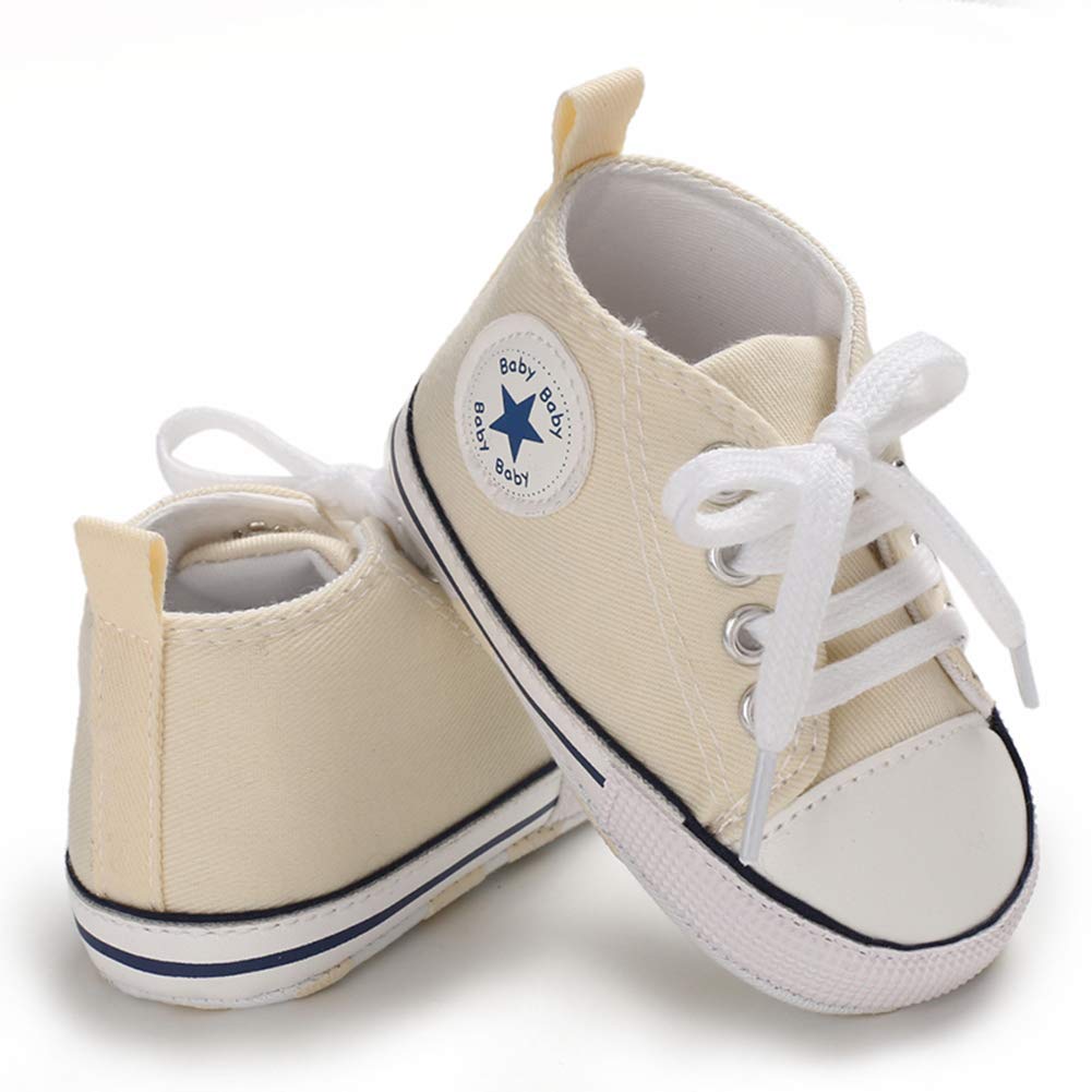 Geagodelia Baby Lauflernschuhe Weiche Krabbelschuhe Babyschuhe für Kleinkind Jungen Mädchen FX-12102