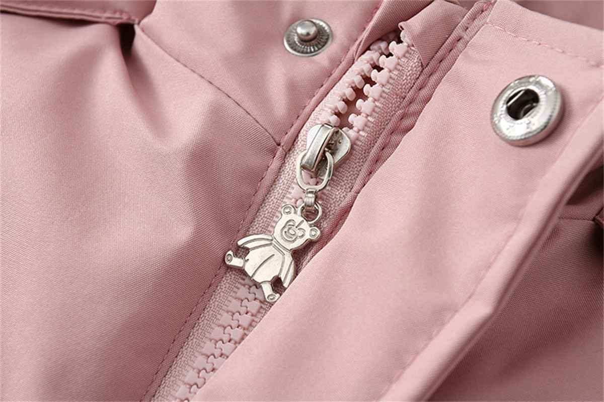 Alunsito Baby Boy Girl Snowsuit Kids Long Sleeve Hoodie Thick Jumpsuit Ski Suit Zip One-Piece Bodysuit Winter Warm Romper