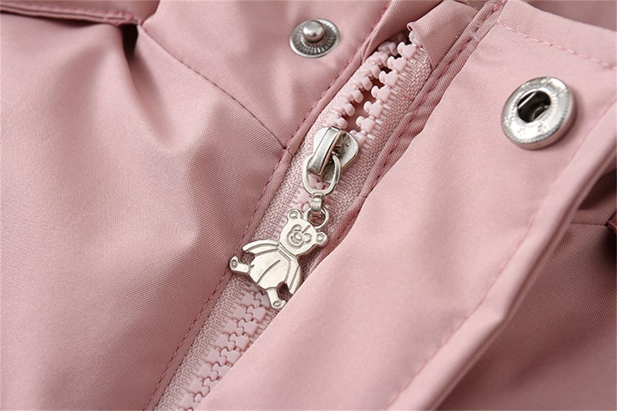 Alunsito Baby Boy Girl Snowsuit Kids Long Sleeve Hoodie Thick Jumpsuit Ski Suit Zip One-Piece Bodysuit Winter Warm Romper