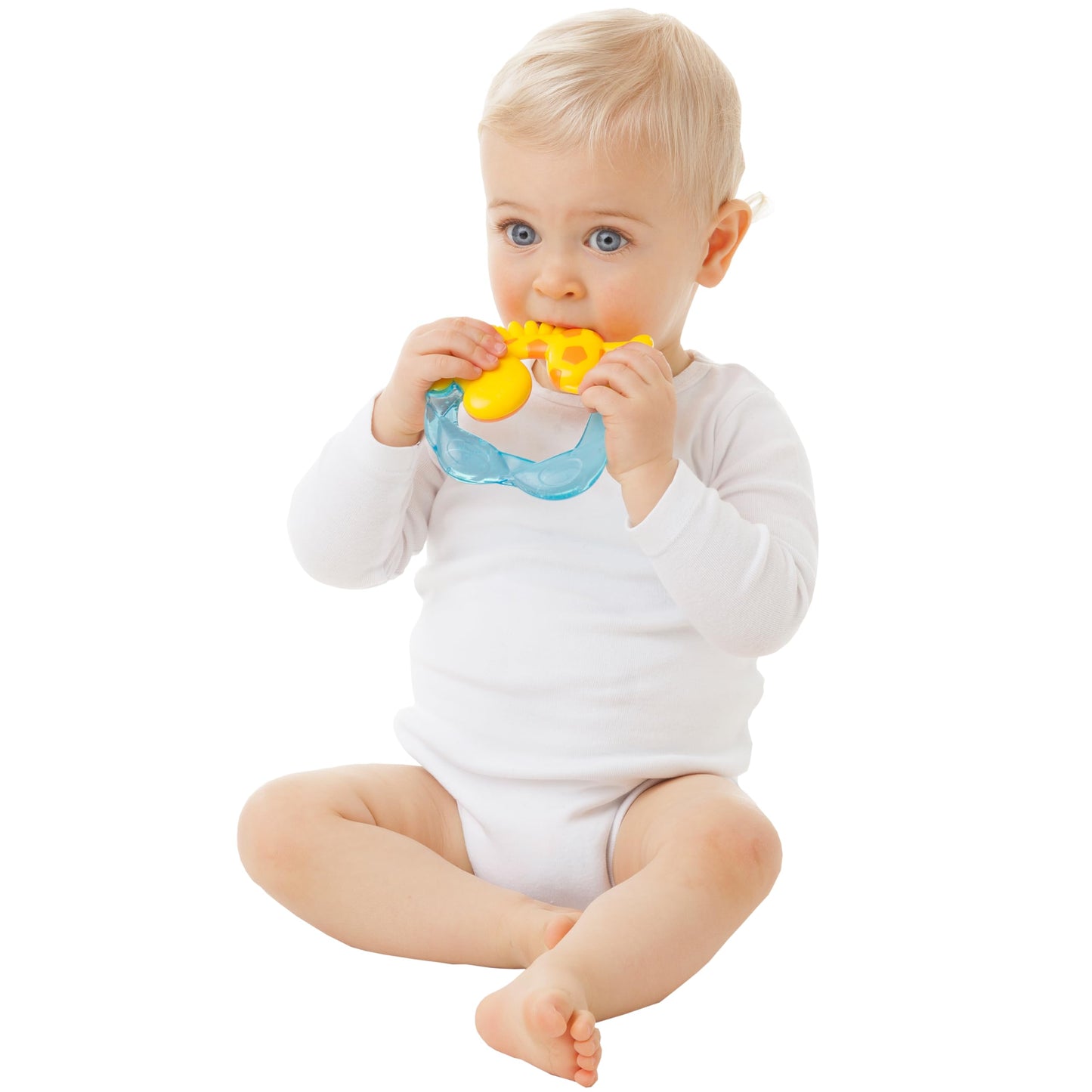 Playgro Beißring-Set Bumpy Gums, wassergefüllt, ab 3 Monaten, 3-teilig, Bumpy Gums, bunt, BPA-frei