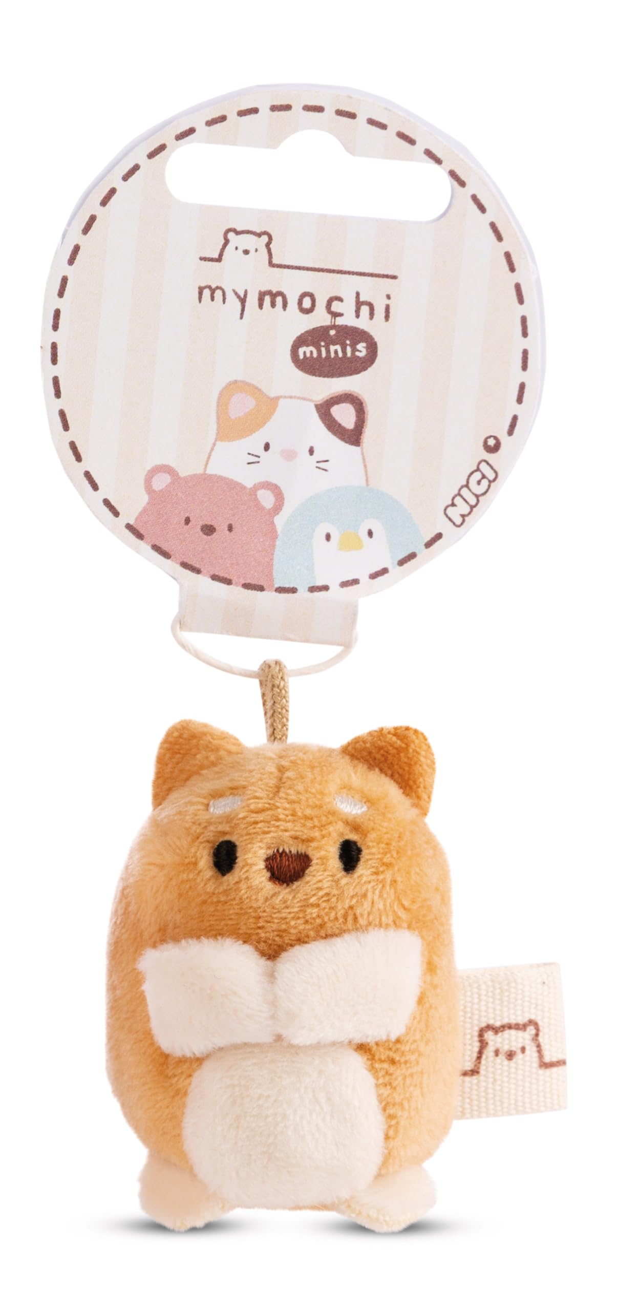 NICI Kuscheltier Fuchs Geeks 5cm rot - Stofftier aus weichem Plüsch, niedliches Plüschtier zum Kuscheln und Spielen, für Kinder & Erwachsene - tolle Geschenkidee