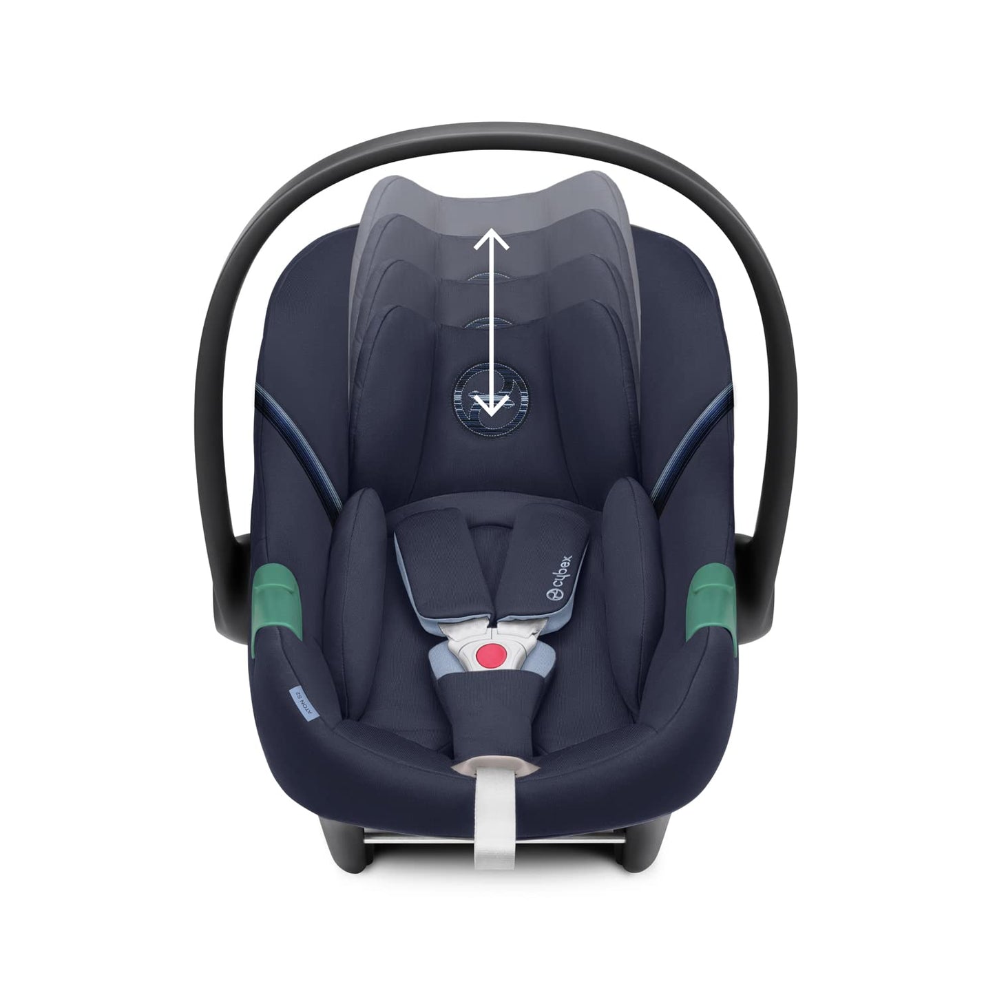 CYBEX Gold Babyschale Aton S2 i-Size, Ab Geburt bis ca. 24 Monate, Max. 13 kg, Inkl. Neugeboreneneinlage, SensorSafe kompatibel, Ocean Blue - Meloni2