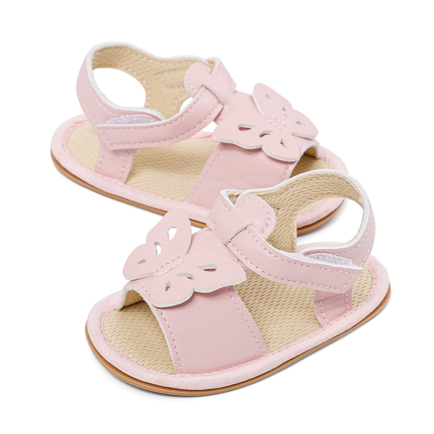 LACOFIA Babyschuhe für Mädchen – Sommerblumen Sandalen für Kleinkinder