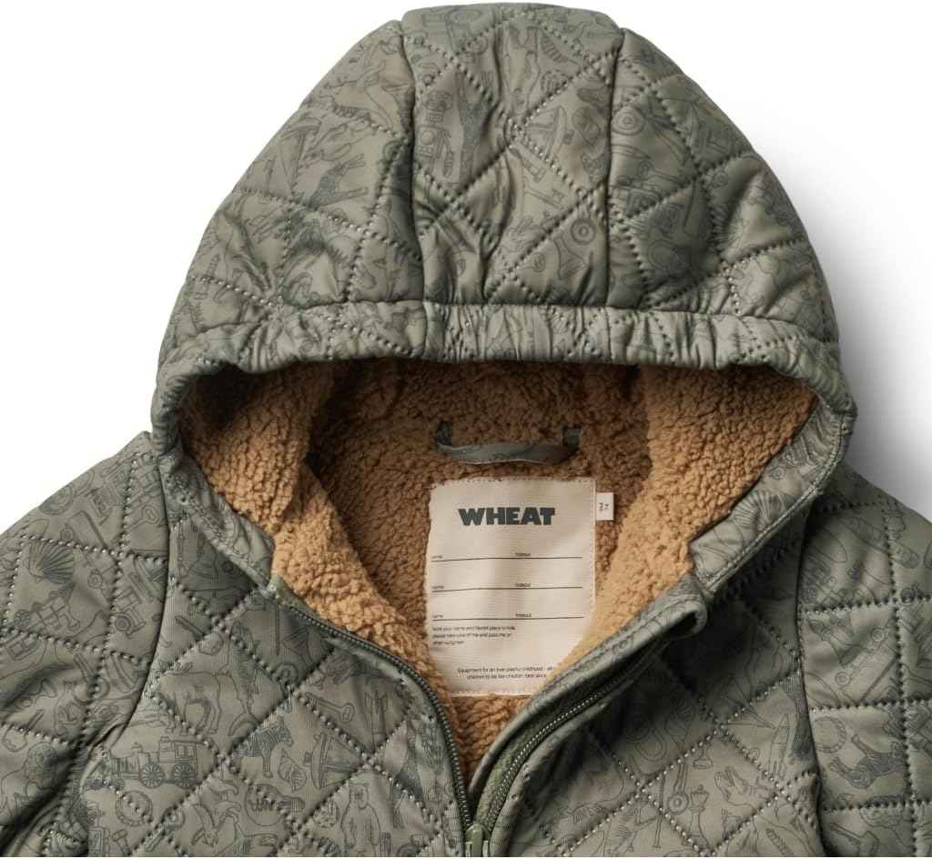 Wheat Hayden Thermal Suit, Baby Toddler Sizes, Unisex, Boys and Girls, 100% Recycled Poleyster, Oeko-Tex Standard, Waterproof, Breathable, Windproof, Oeko-Tex Standard